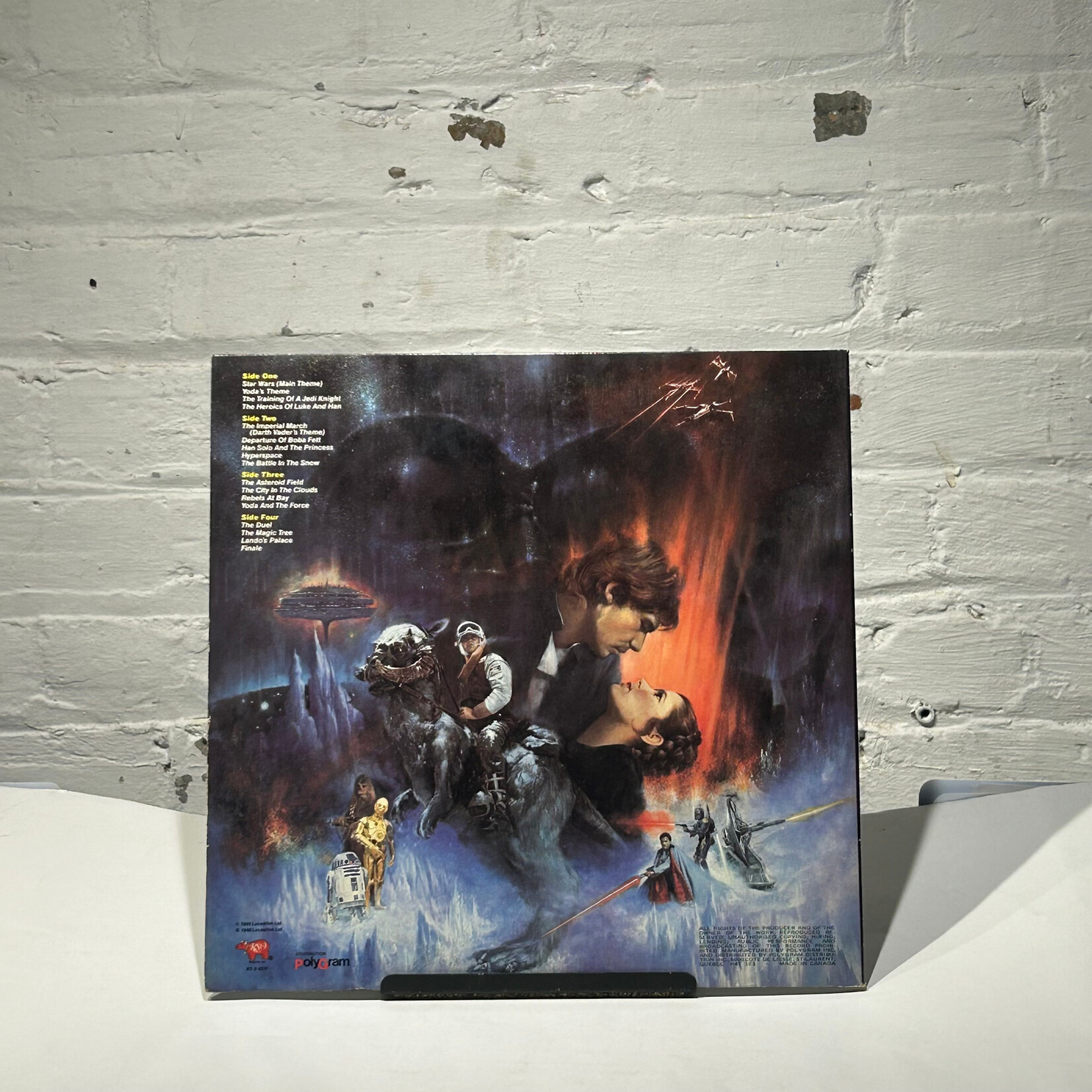 John Williams & The London Symphony Orchestra - Star Wars: The Empire Strikes Back (1980, Canada, w/Booklet, VG+)