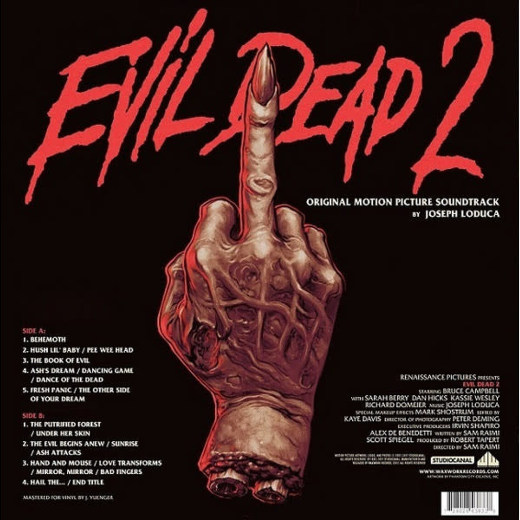 Joseph LoDuca - Evil Dead 2 (Original Motion Picture Music) (2017, USA, Sealed)