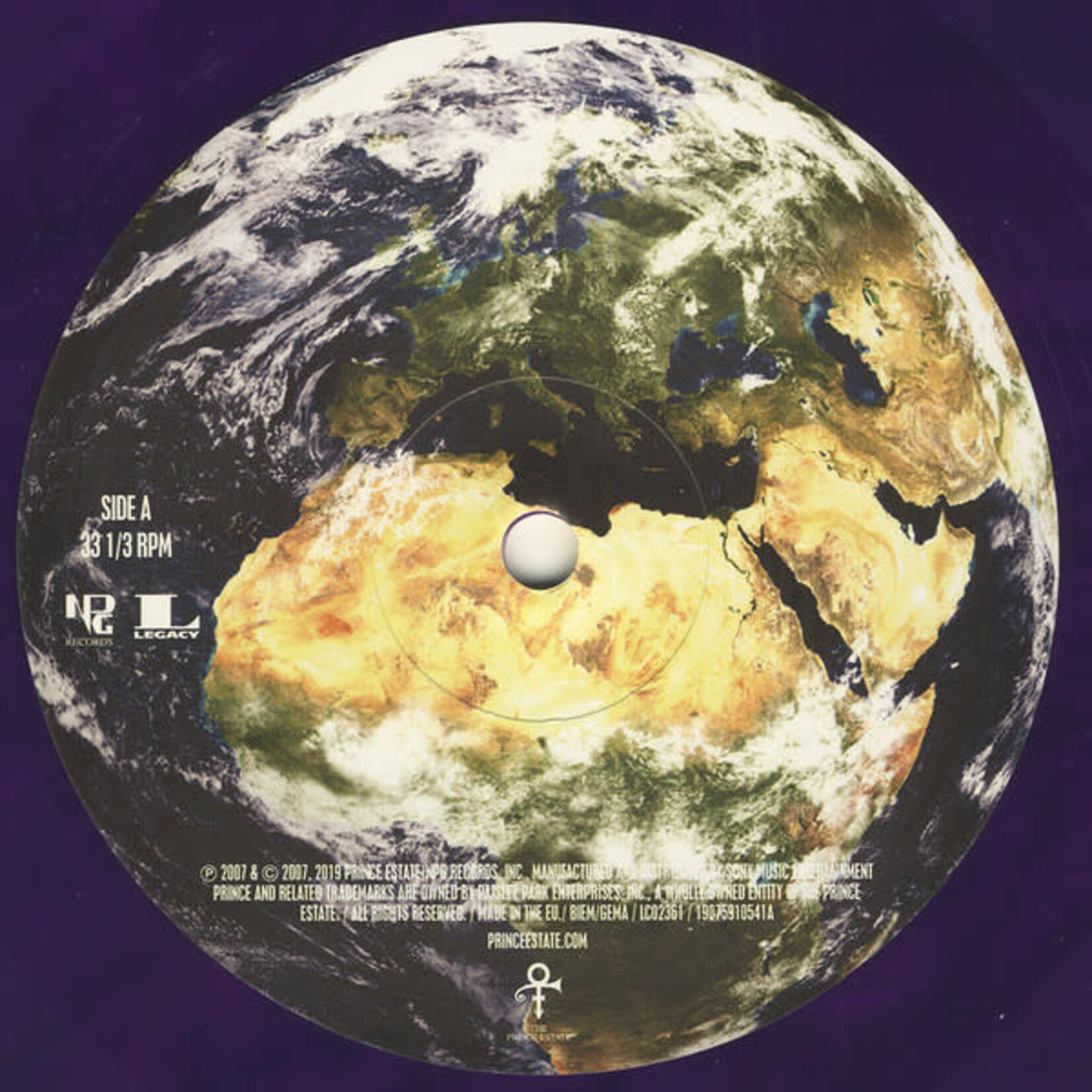 [Nick's Disk Pics] Prince: Planet Earth (2019, Europe, Ltd. Ed. Purple Vinyl, Sealed) [NPG/LEGACY]