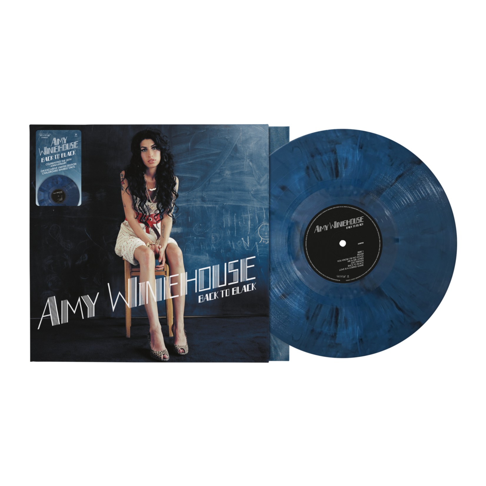 Winehouse, Amy: Back To Black (20th Anniversary, Indie Exclusive Chalkboard Marble Vinyl) [UNIVERSAL RECORDS]