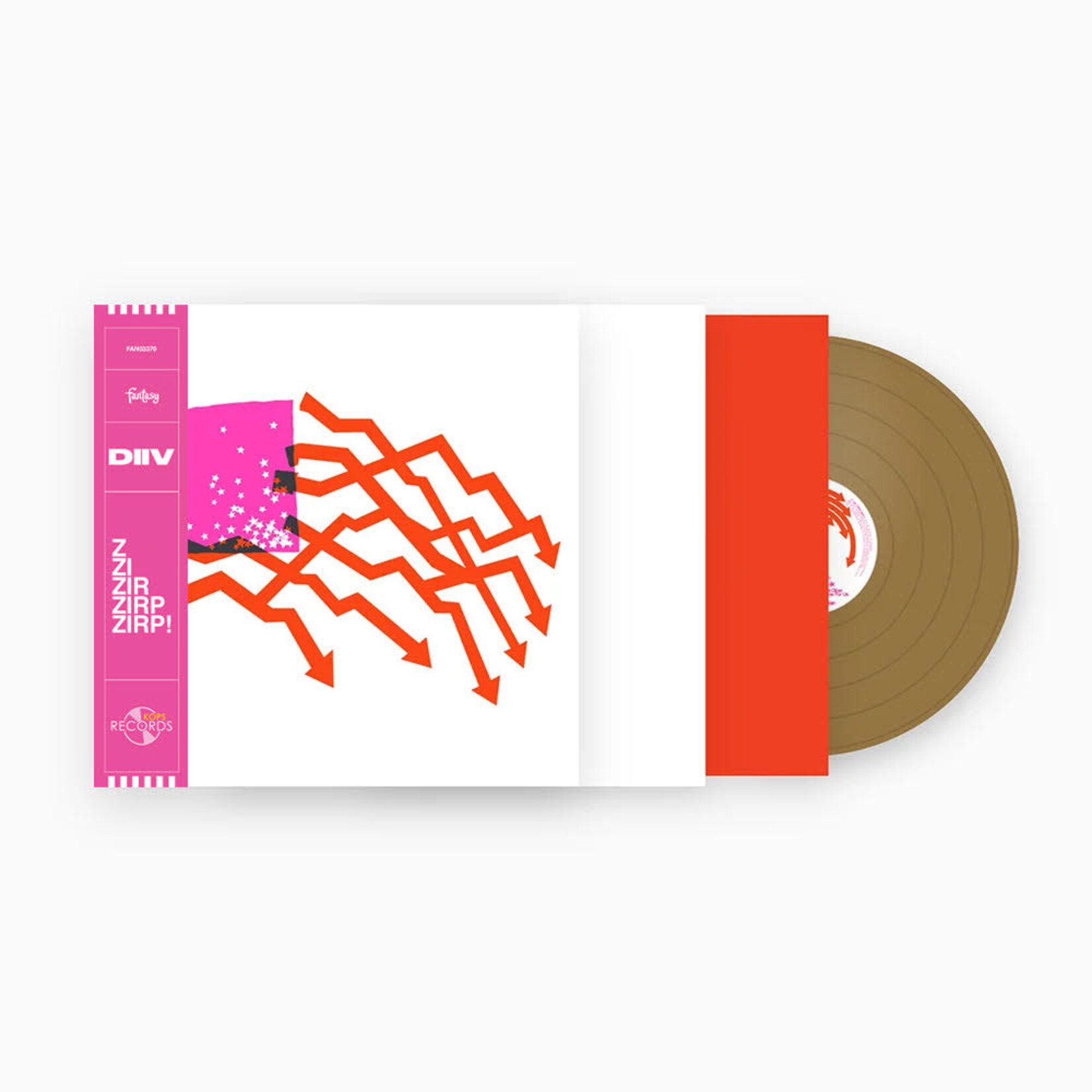 DIIV: ZIRP! - KOPS x DIIV SIGNED OBI (Indie Exclusive Opaque Gold Vinyl) [FANTASY]