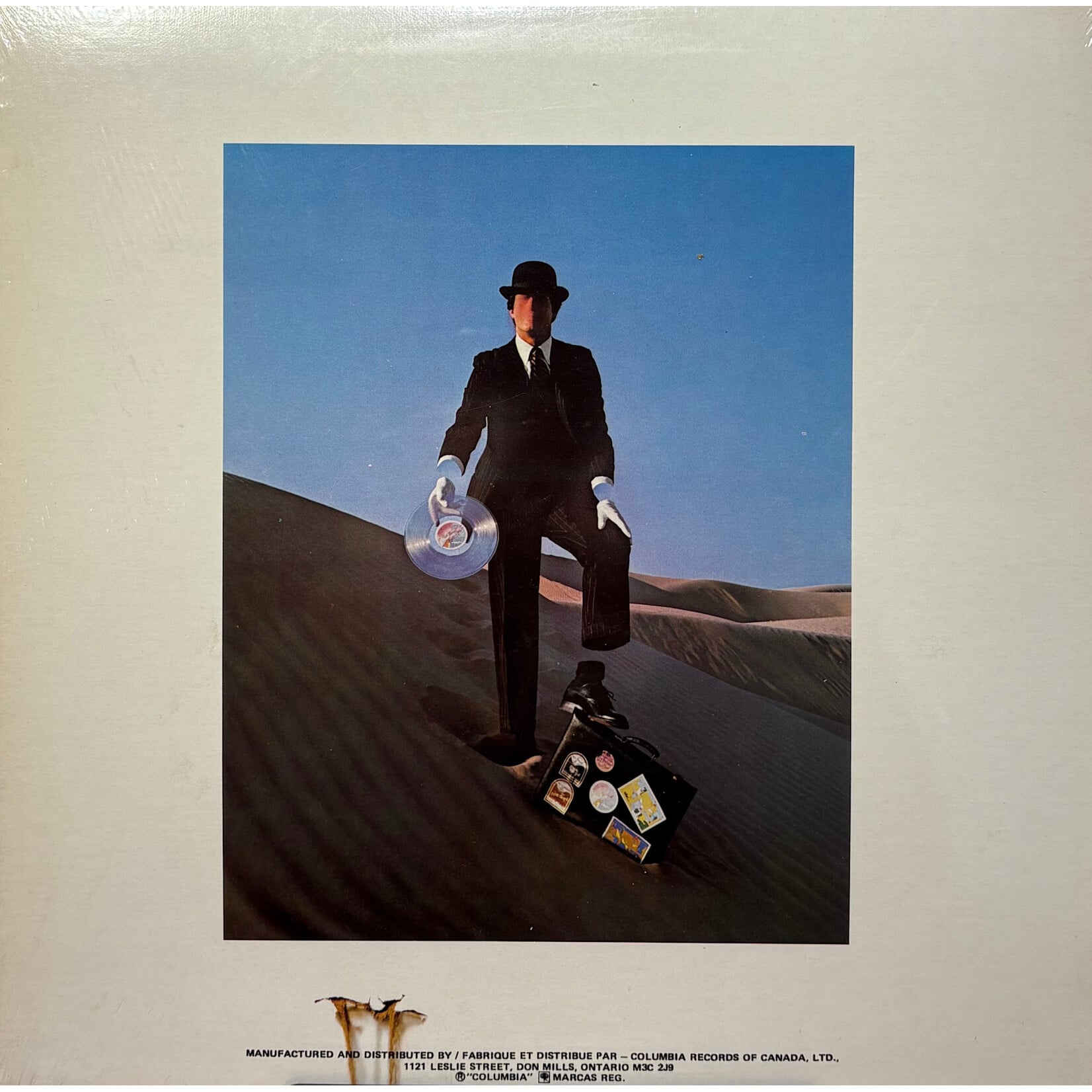 Pink Floyd: Wish You Were Here (1975, Canada, w/Inner Sleeve, In Shrink, w/Hype, VG+) [COLUMBIA]