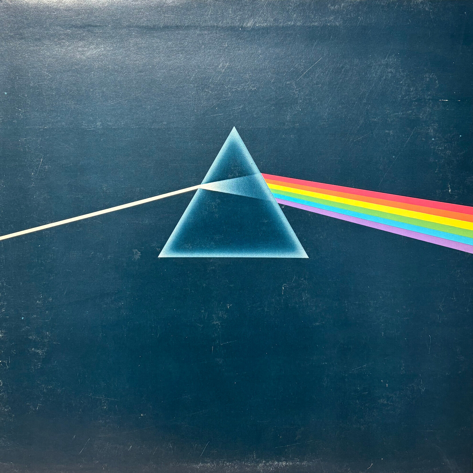 Pink Floyd: The Dark Side Of The Moon (1973, USA, w/Poster+Postcard, Ken Perry Lacquer, VG+) [HARVEST]
