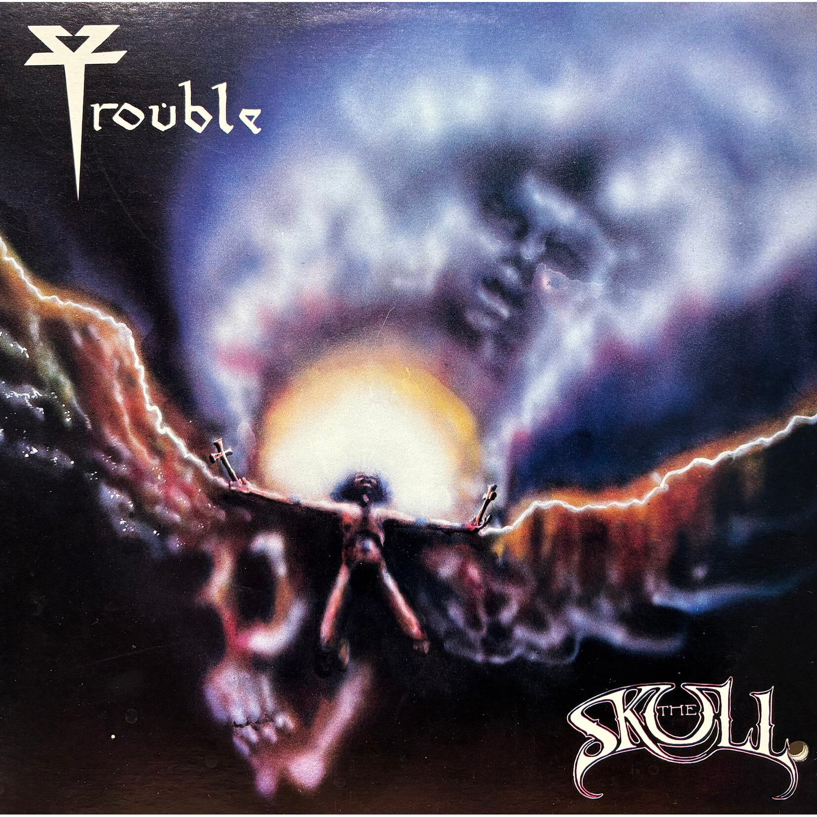 Trouble: The Skull (1985, Canada, w/Inner, Banzai Label, Metal, VG+) [BANZAI RECORDS]