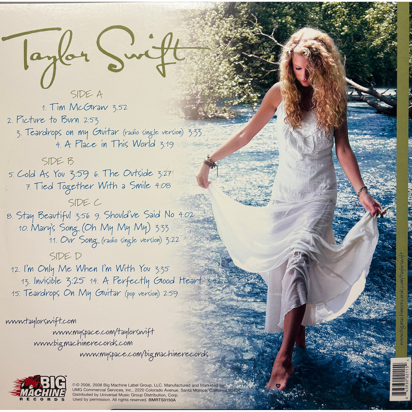 Swift, Taylor: Self-Titled (2016, USA, EX) [BIG MACHINE]