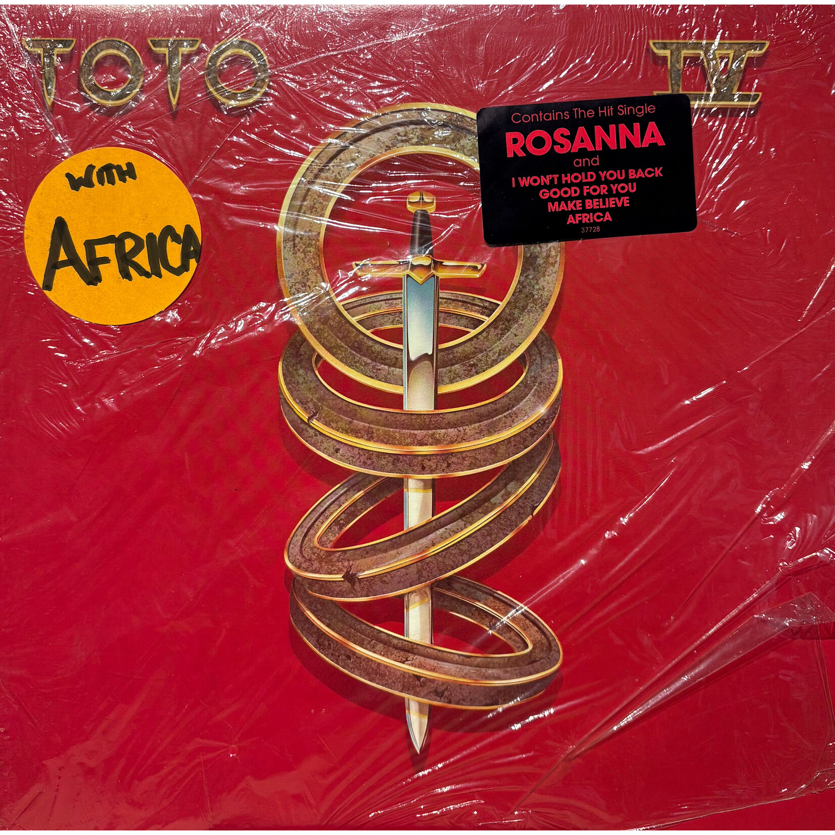 Toto: IV (1982, Canada, In Shrink, w/hype sticker VG+) [COLUMBIA]