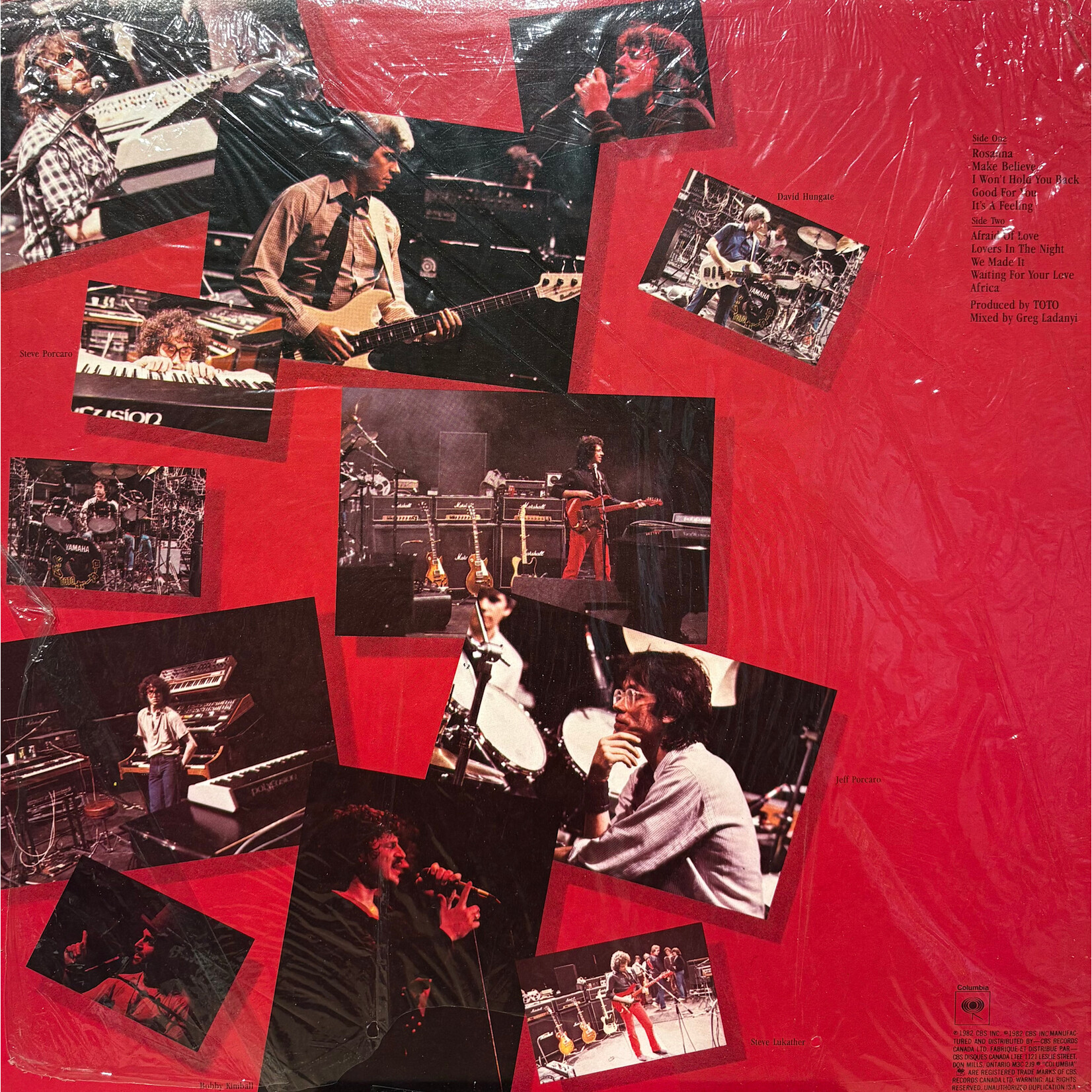 Toto: IV (1982, Canada, In Shrink, w/hype sticker VG+) [COLUMBIA]