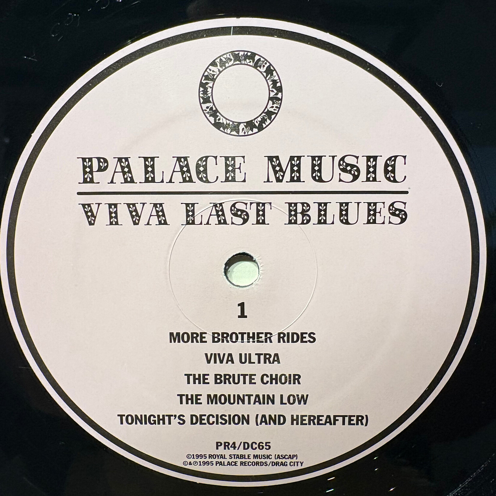 Palace Music: Viva Last Blues (1995, USA, W/Poster, Early Bonnie Prince Billy, EX) [DRAG CITY/PALACE]