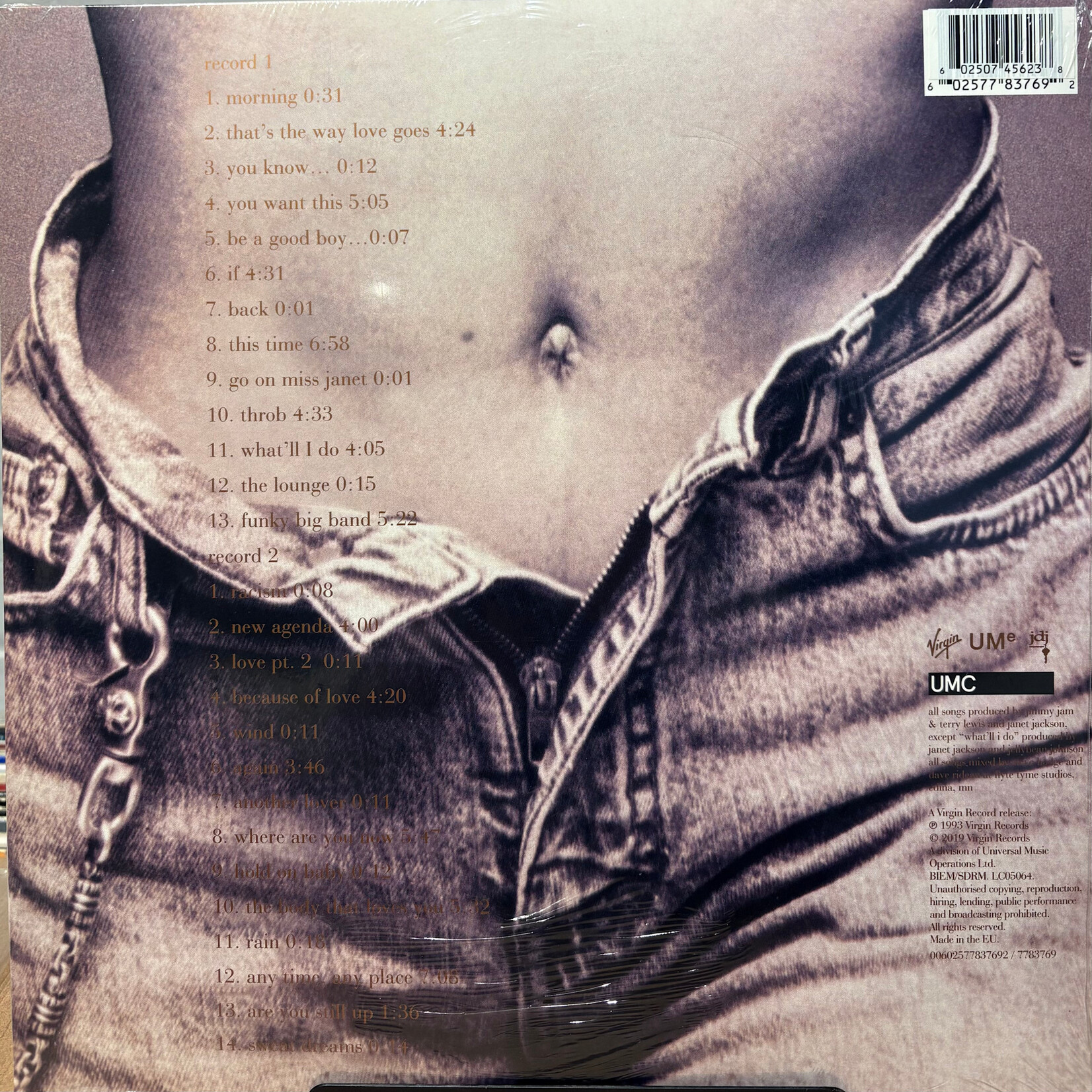Janet Jackson - Janet. (2020, UK, Ltd Ed Clear, Sealed)