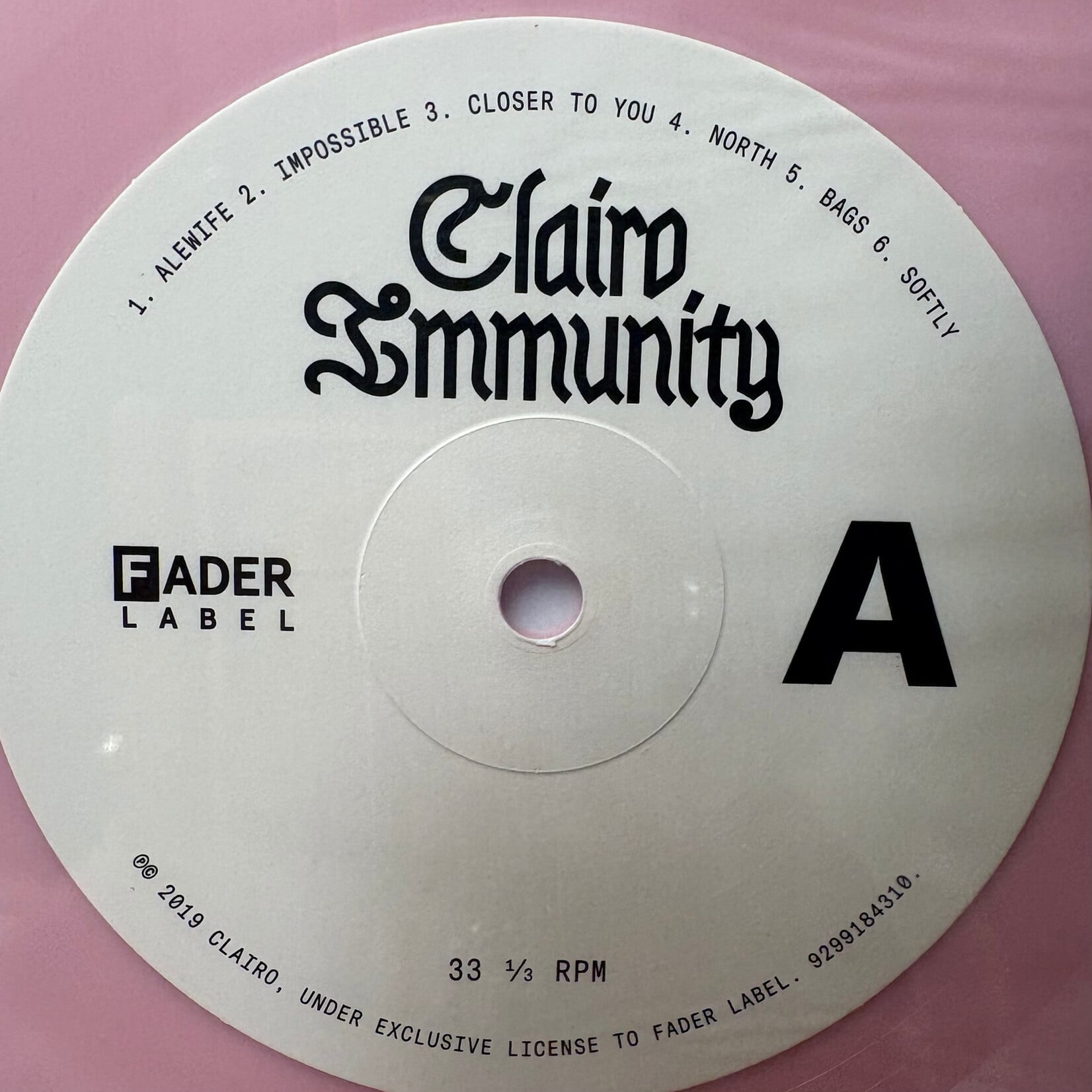 Clairo: Immunity (2024, USA, Ltd Ed Pink, Ex) [FABER]