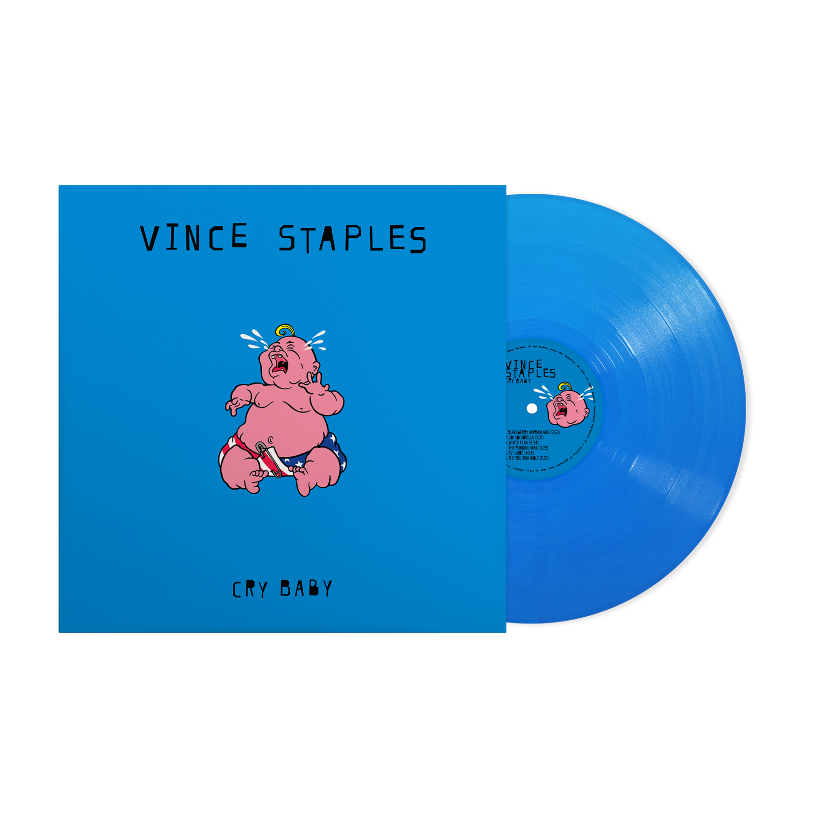 Vince Staples - Cry Baby (Indie Exclusive - Blue Coloured Vinyl + SHOW TICKETS!)
