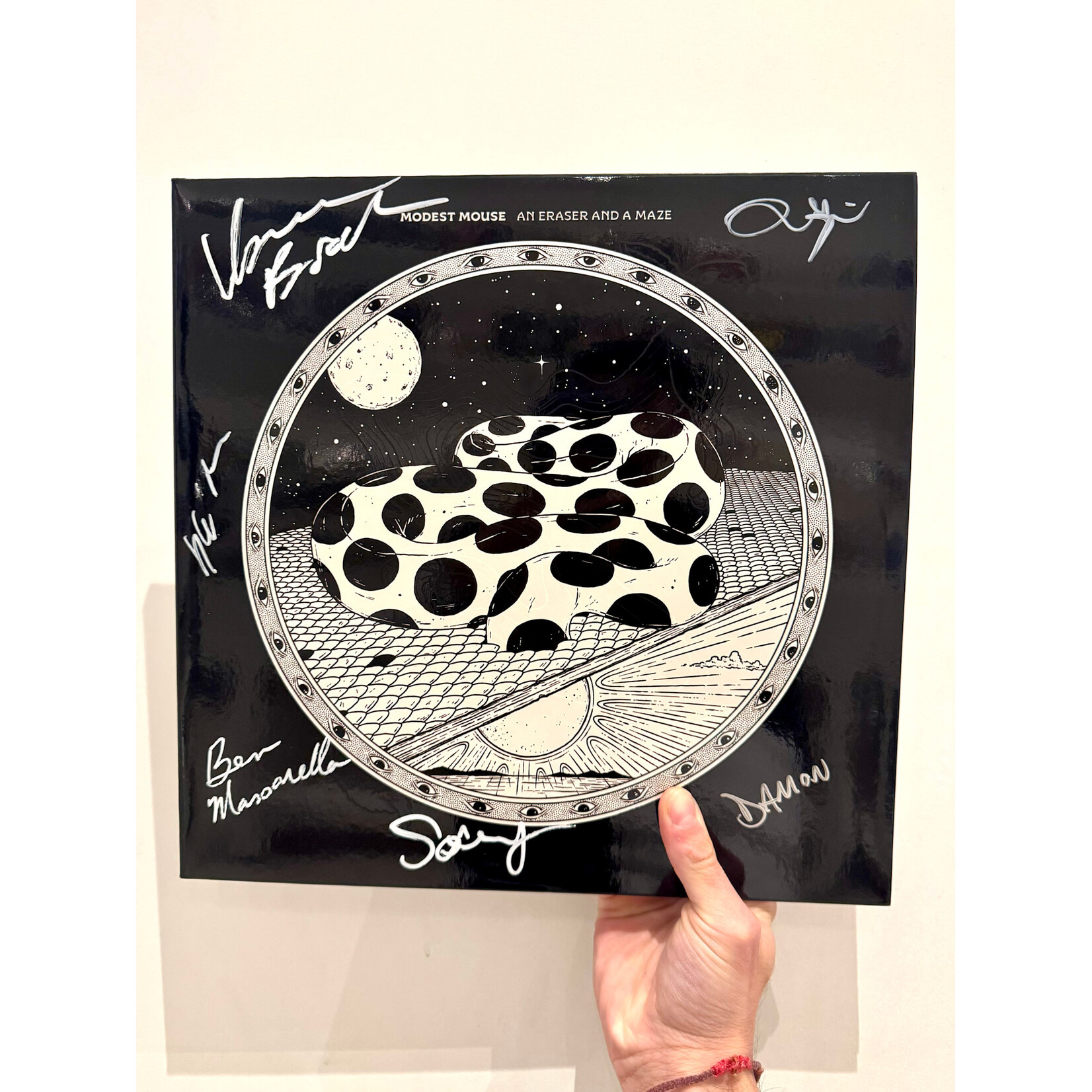 Modest Mouse: An Eraser and a Maze - SIGNED (2LP, Indie Exclusive Eco-Sonic Ocean Floor Blue) [GLACIAL PACE]