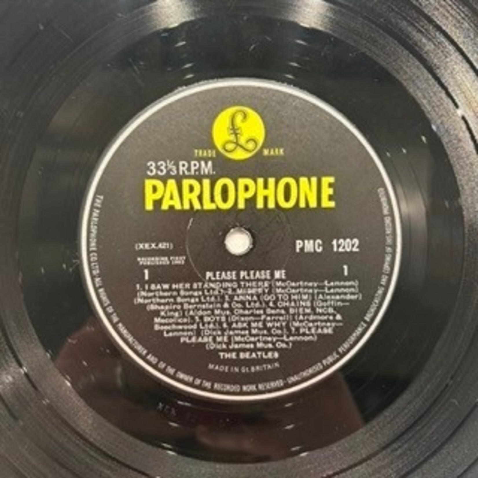 Beatles, The: Please Please Me (4th Press, Mono, 1963, UK, VG) [MONO]
