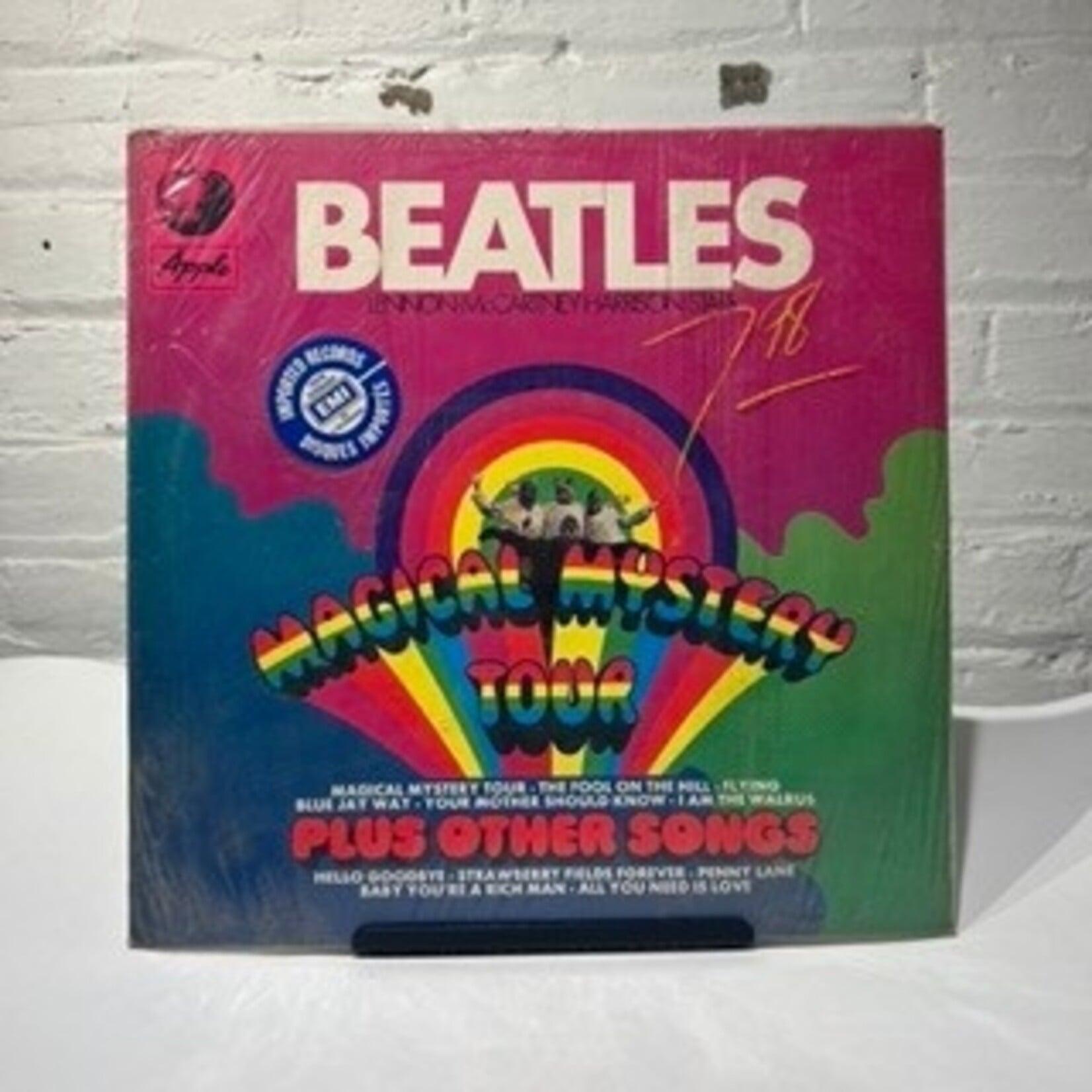 Beatles: Magical Mystery Tour Plus Other Songs (1970s, Germany, SEALED w/water damage on cover) [EMI]