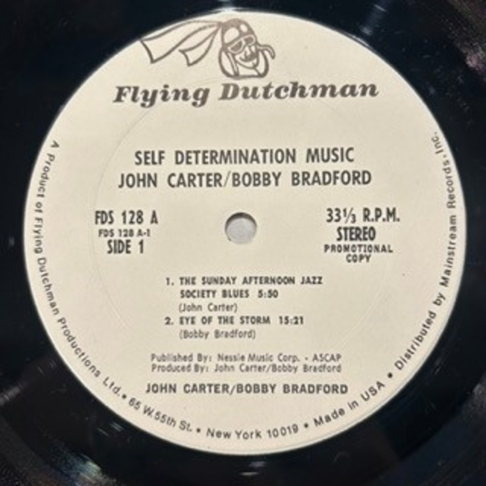 Carter, John/Bobby Bradford: Self Determination Music (1970, USA, White Label Promo, VG+) [FLYING DUTCHMAN]