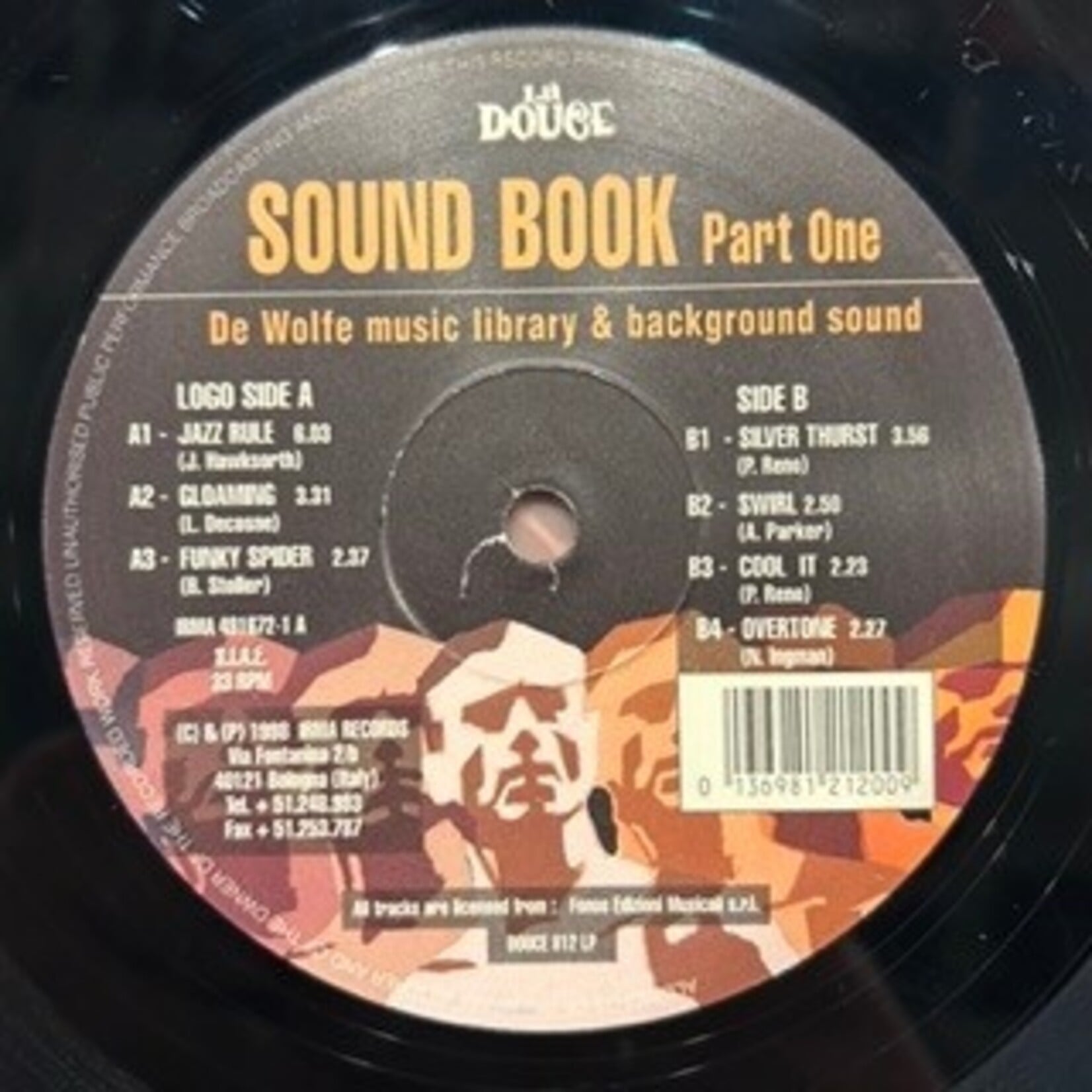 Various: Sound Book Part One & Two - De Wolfe Music Library & Background Sound ( 2LP, Volume 1 & 2, 1998, Italy) [IRMA]