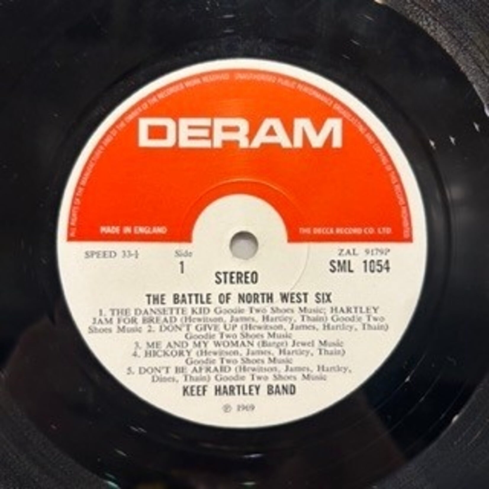 Keef Hartley Band: The Battle of North West Six (1969, UK, VG+) [DERAM]