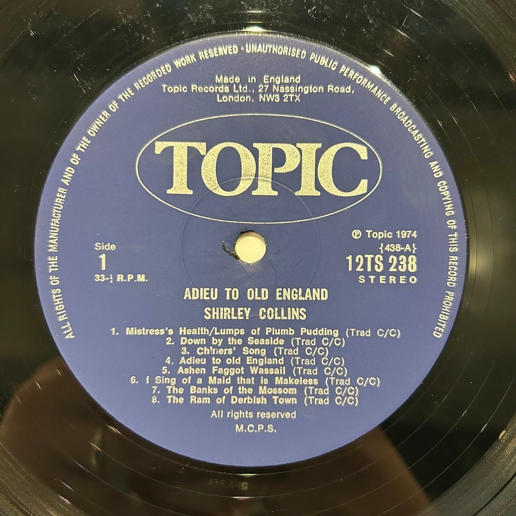 Collins, Shirley: Adieu To Old England (1974, UK, VG) [TOPIC]