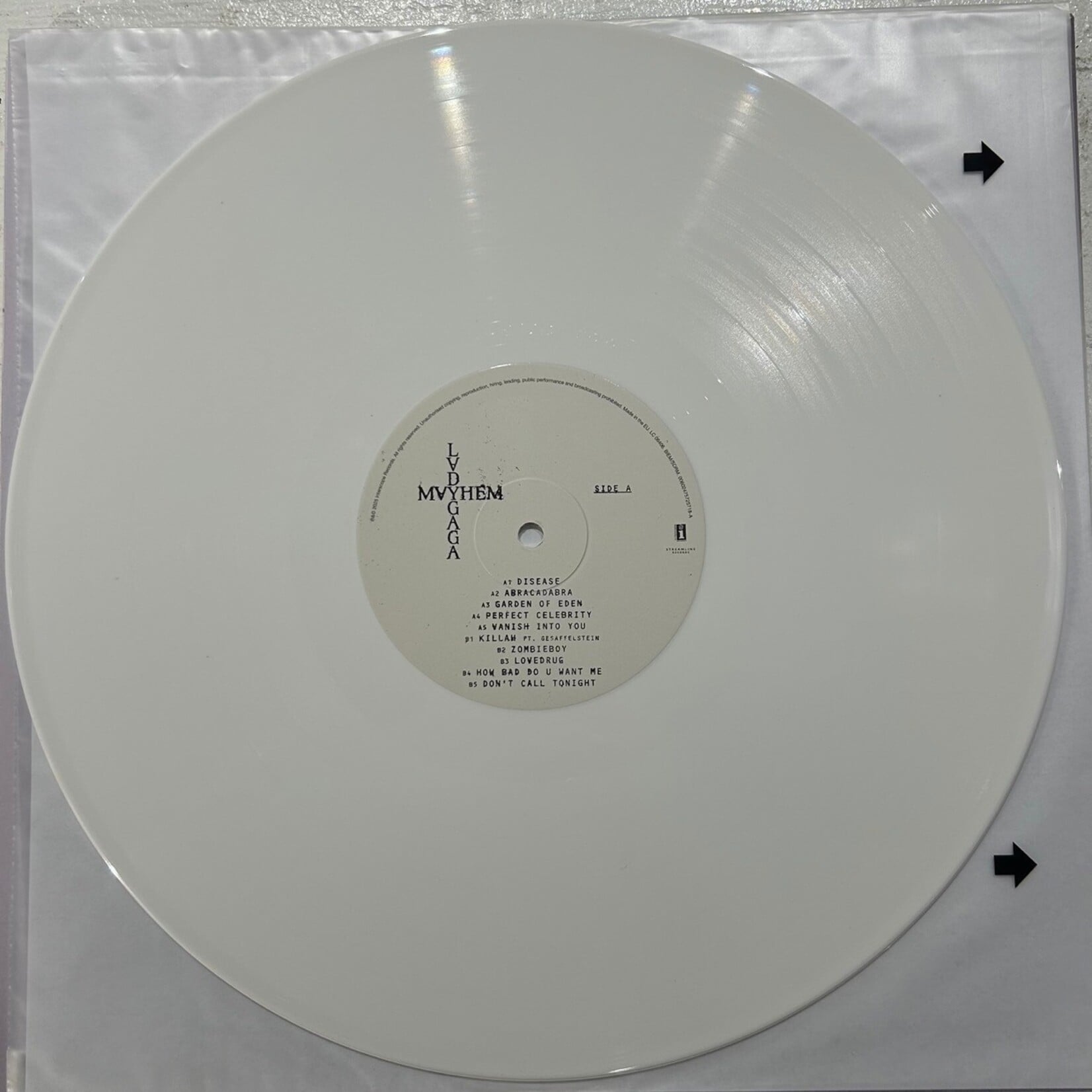 Lady Gaga: Mayhem (Limited Edition Alt Cover, White Vinyl!, 2025, USA, Ex) [STREAMLINE]