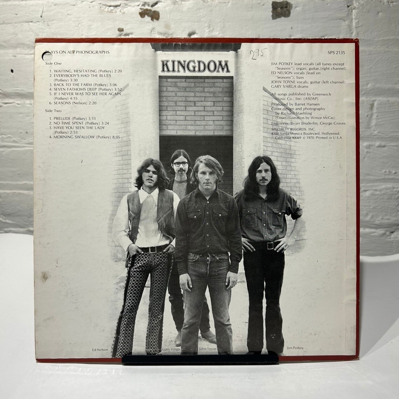 Kingdom: Self-Titled (1970, USA, VG+) [SPECIALITY]
