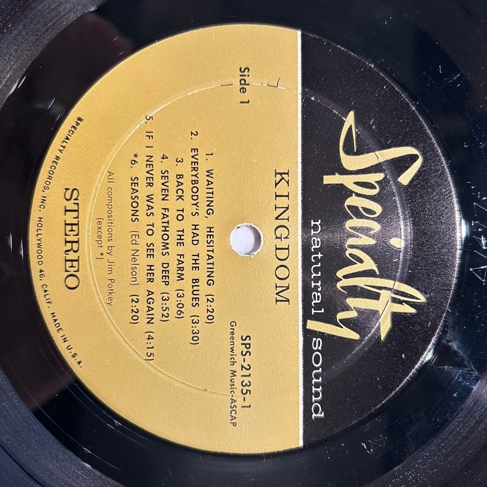Kingdom: Self-Titled (1970, USA, VG+) [SPECIALITY]