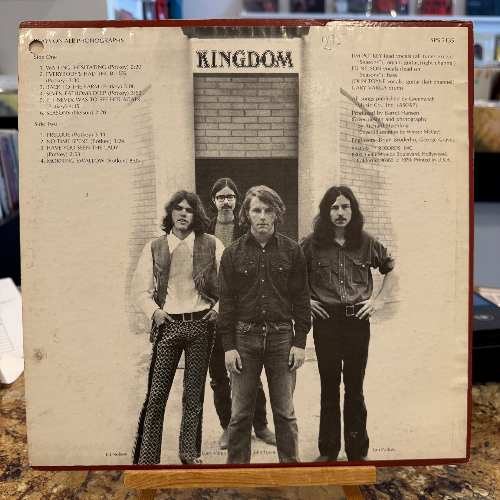 Kingdom: Self-Titled (1970, USA, VG+) [SPECIALITY]