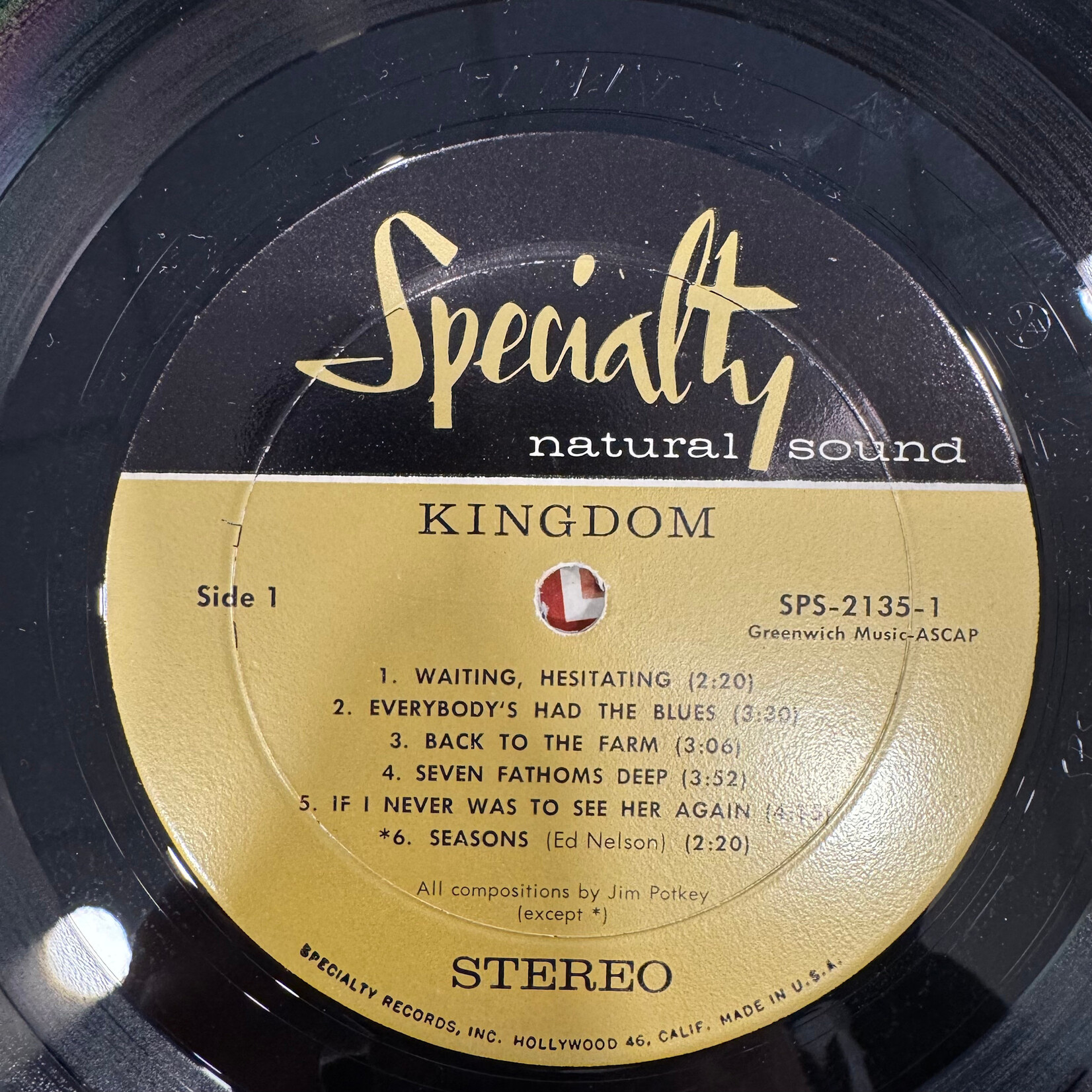 Kingdom: Self-Titled (1970, USA, VG+) [SPECIALITY]