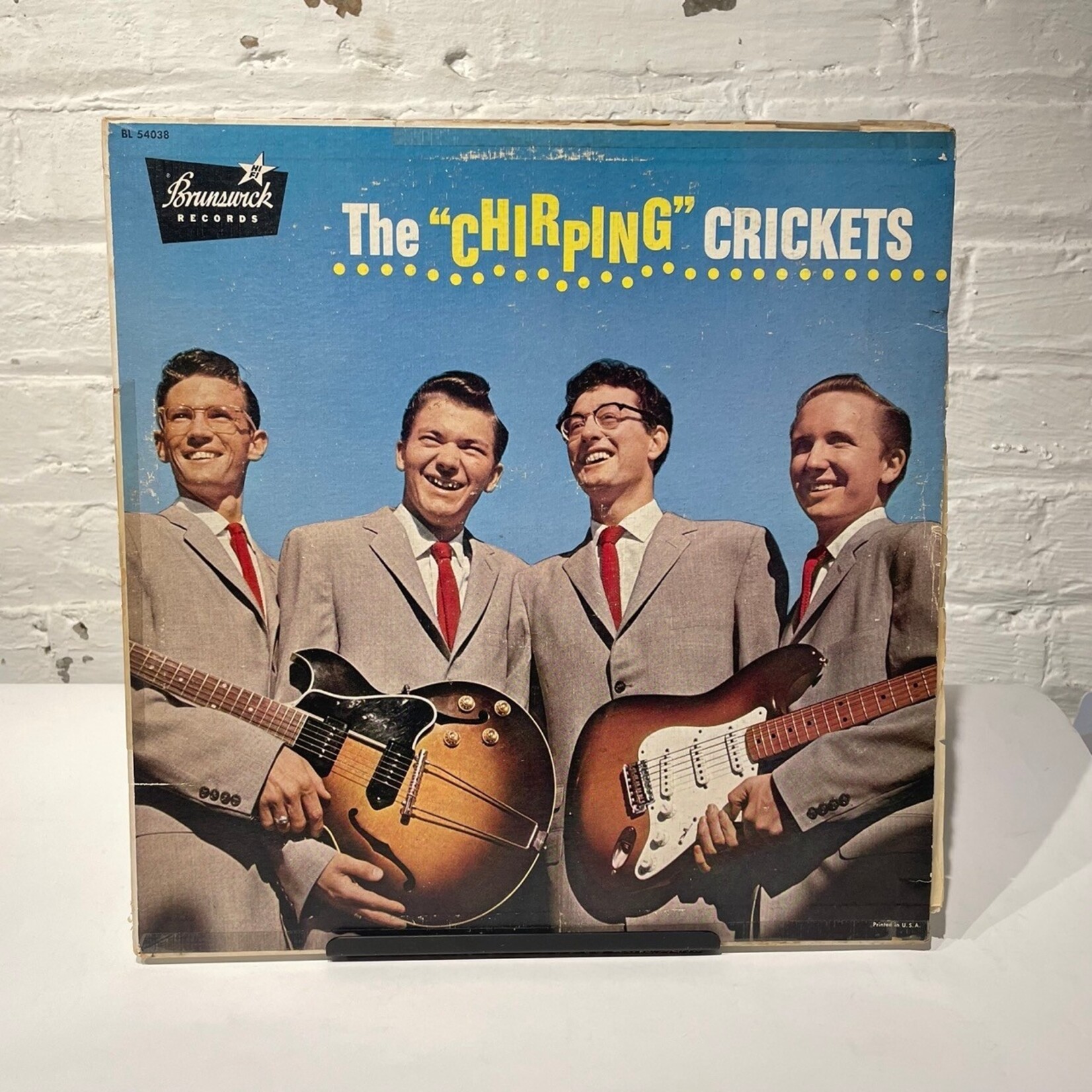 Crickets: The "Chirping" Crickets (1957, Canada, Textured Cover, G+) [BRUNSWICK]