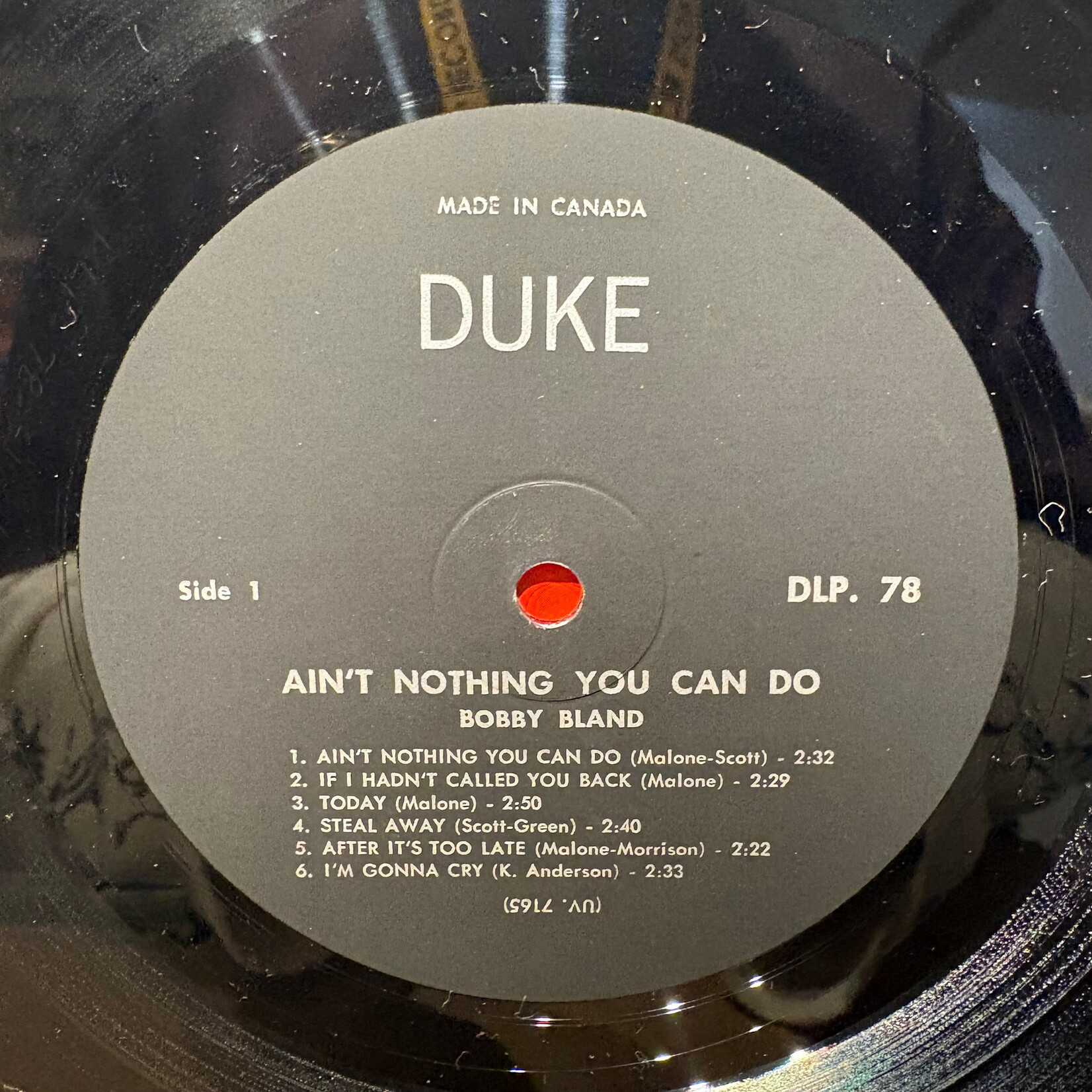 Bland, Bobby: Ain't Nothing You Can Do (1964, USA, VG) [DUKE]