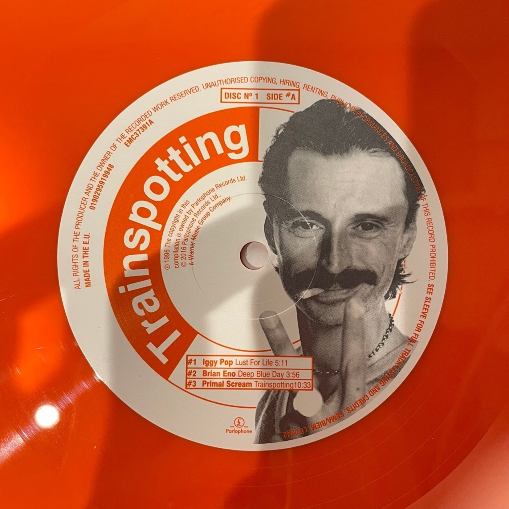 Various Artists: Trainspotting (In Shrink!, Orange Wax, 2016, USA, VG+) [PARLOPHONE]