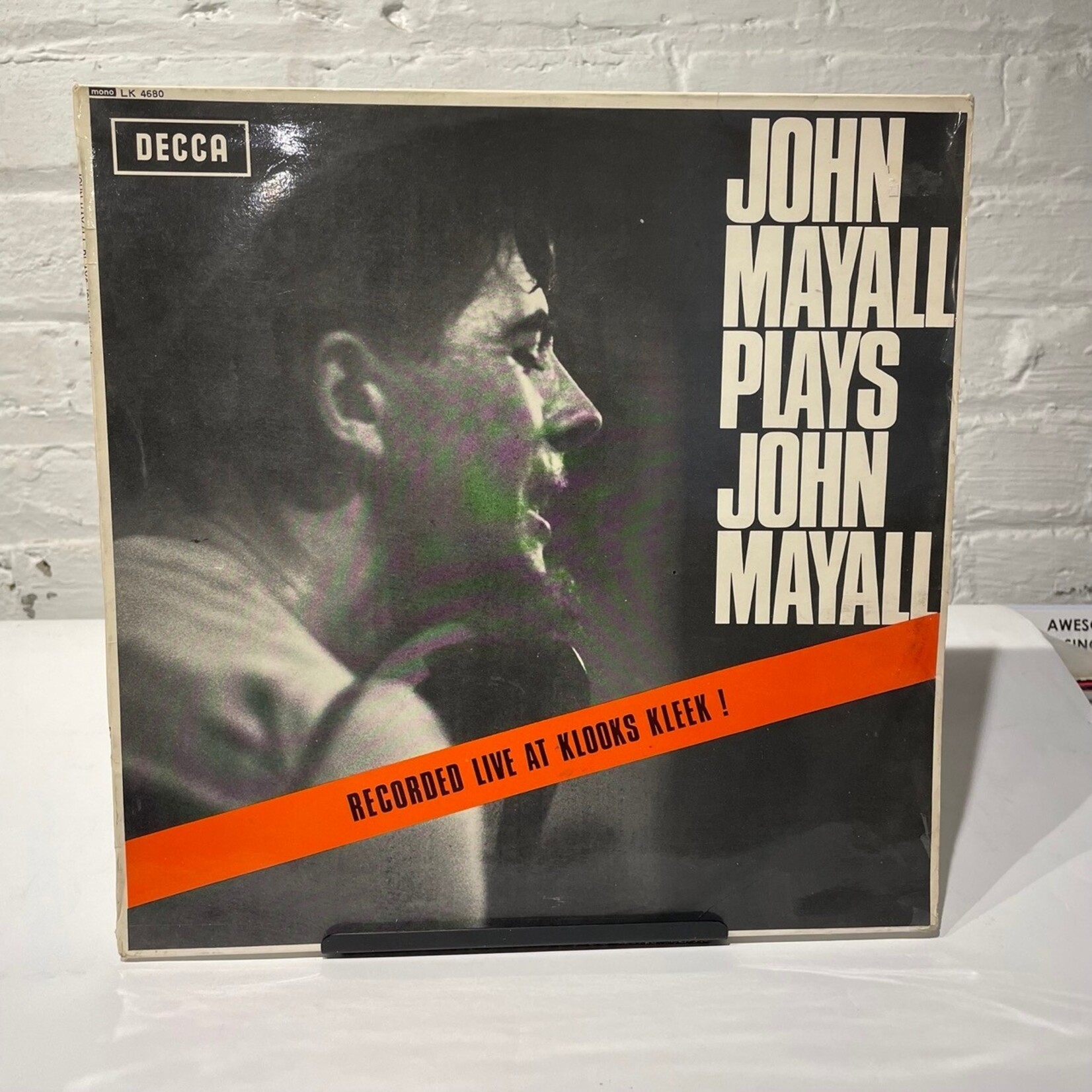 Mayall, John: John Mayall Plays John Mayall (2nd Issue Deep Groove, 1967, UK, VG+) [DECCA]