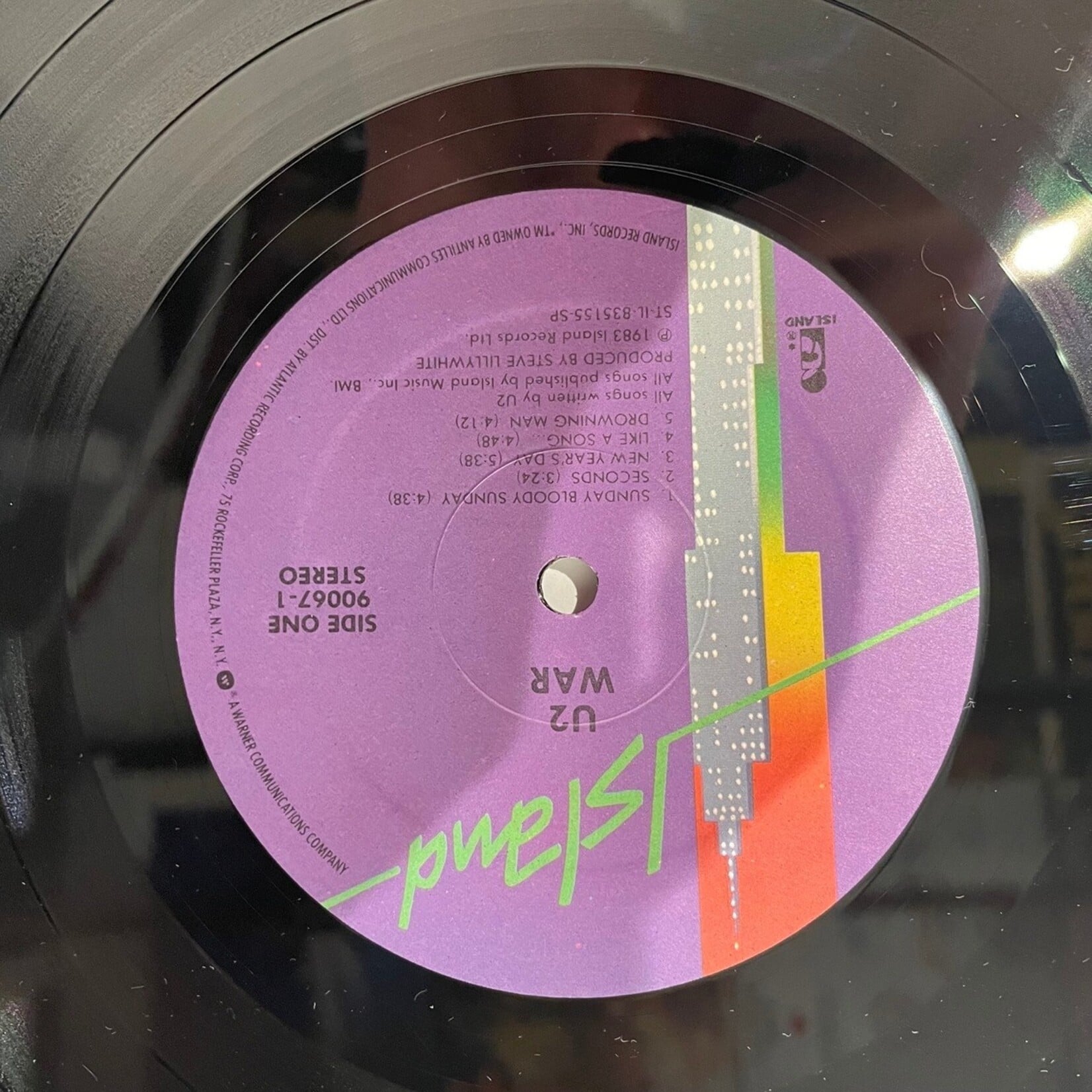 U2: War (Gold Stamped Promo, 1983, USA, Ex) [ISLAND]