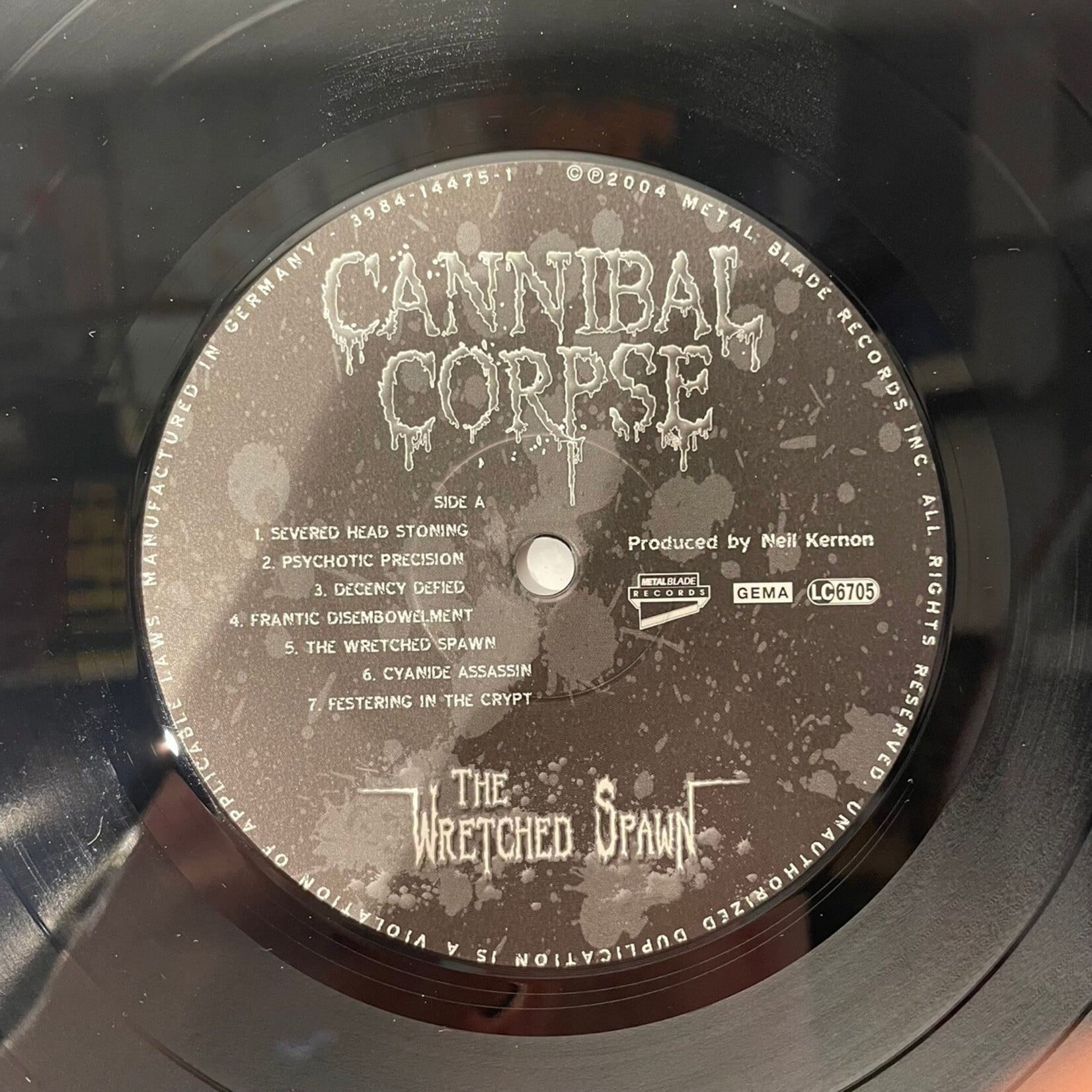 Cannibal Corpse: Wretched Spawn (w/Insert, 2004, Germany, VG+) [METAL BLADE]