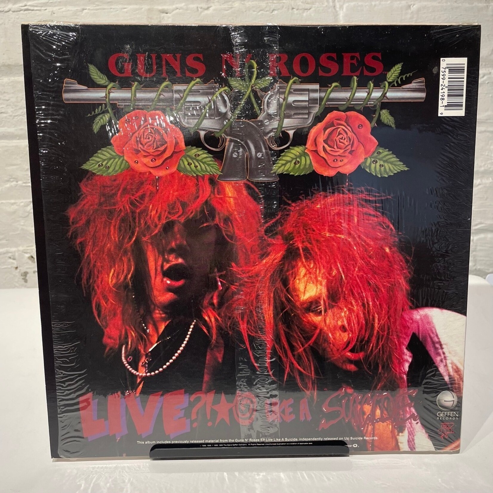 Guns N Roses: G N' R Lies (1988, Canada, In Shrinlk w/Hype, Uncensored w/Inner, VG+) [GEFFEN[