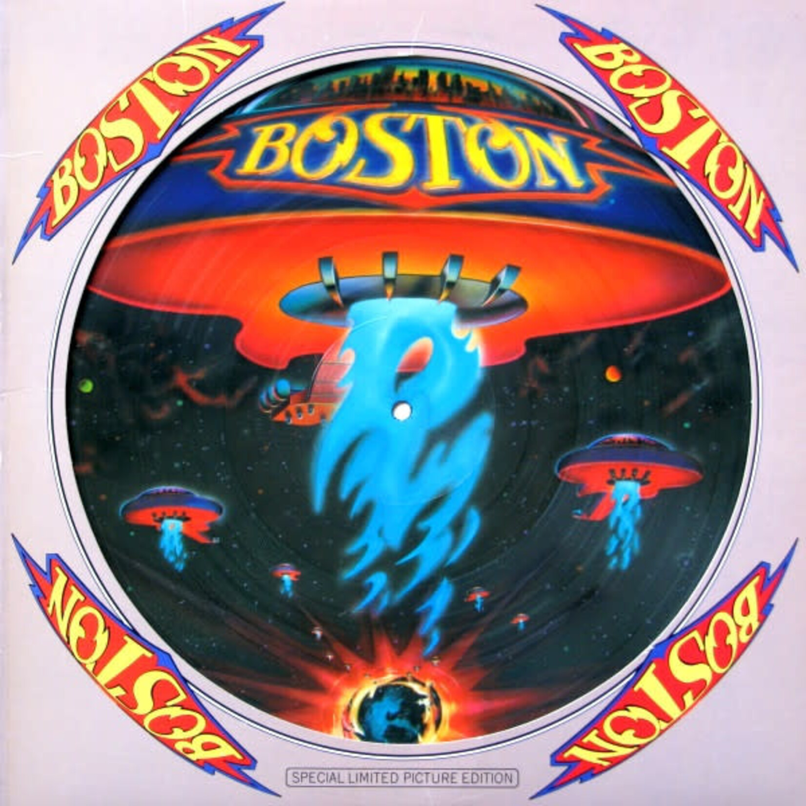 Boston: Self-Titled (1970s, Canada, Picture Disc, Sealed) [EPIC]