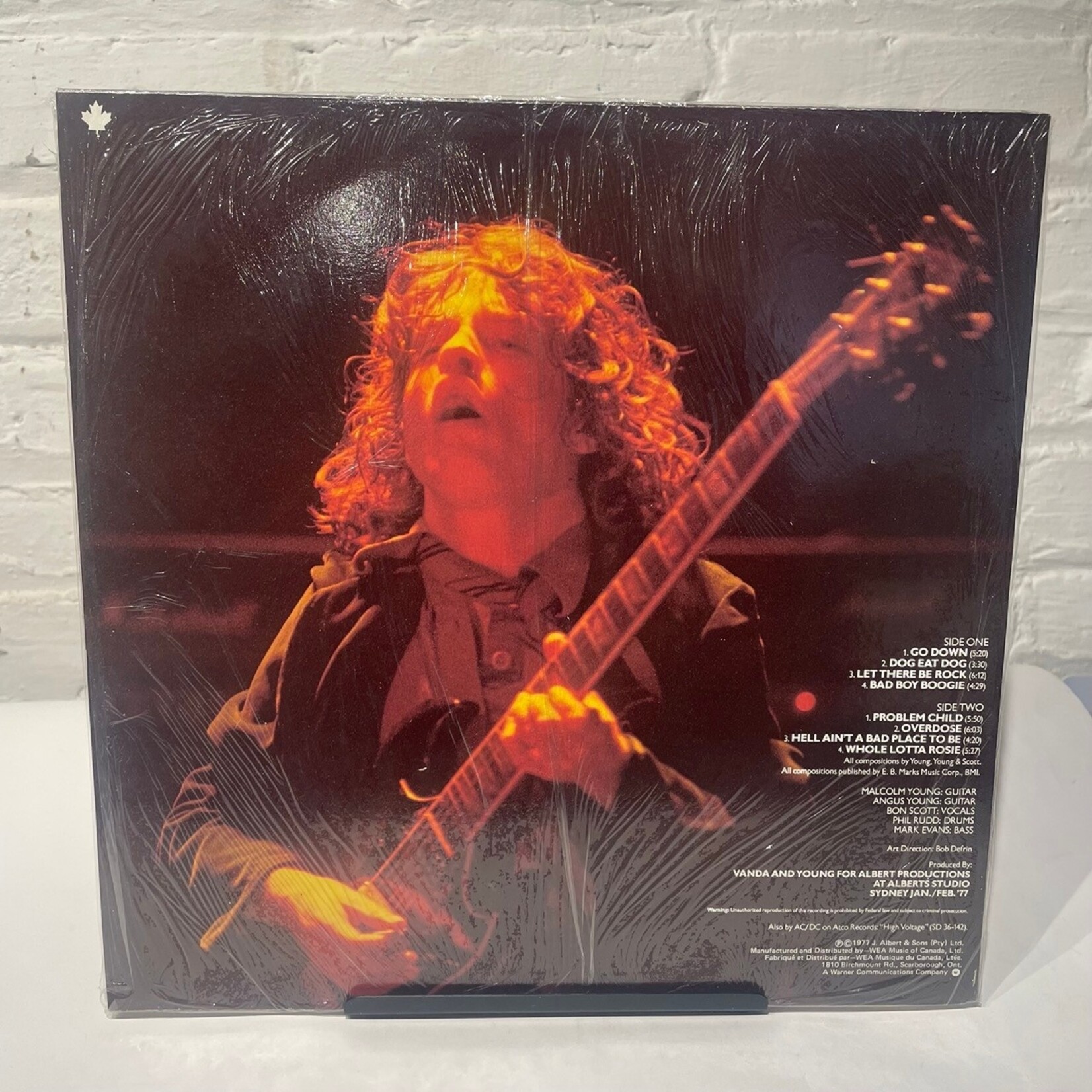 AC/DC: Let There Be Rock (1970s, Canada, Sealed) [ATCO]