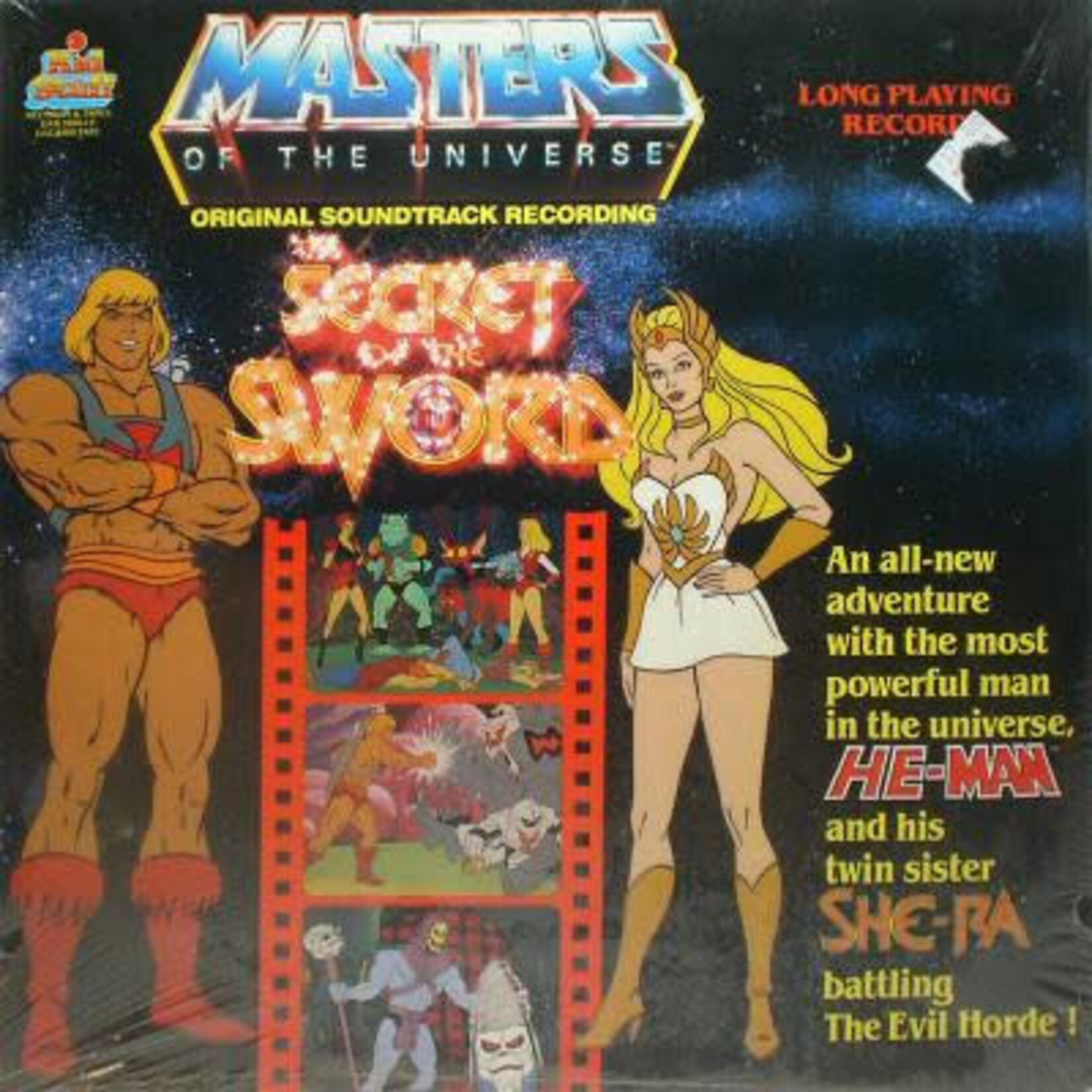 V/A: Masters Of The Universe: Secret Of The Sword (Original Soundtrack Recording) (1985, USA, w/ OG Company Inner, Ex) [KID STUFF]