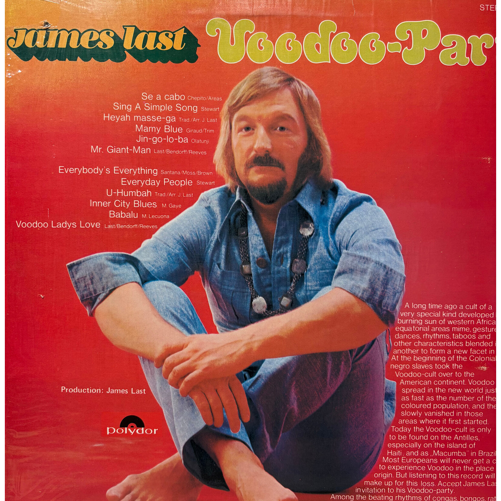 Last, James: Voodoo-Party (1972, Canada, Funk, Drum Breaks, VG+) [POLYDOR]