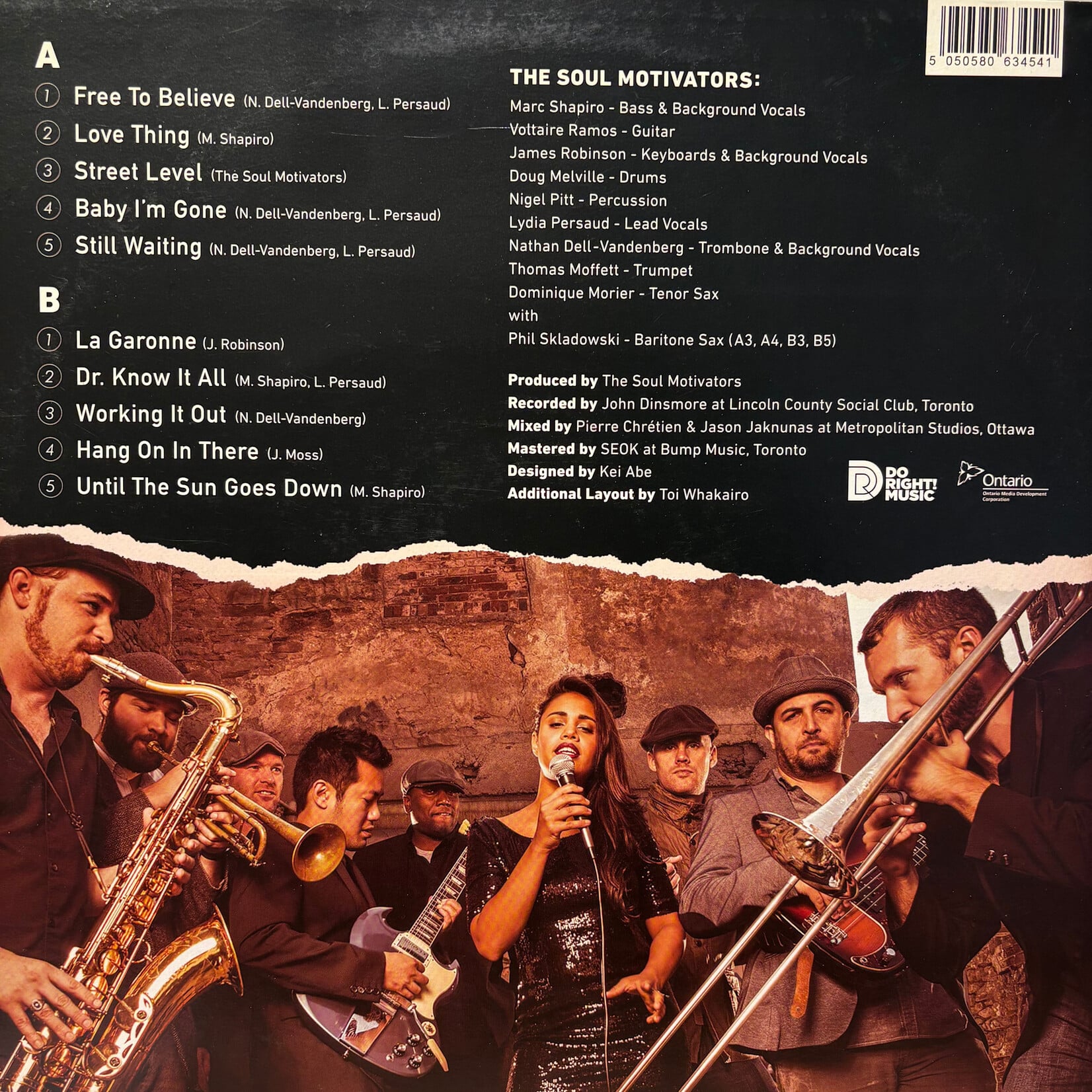 Soul Motivators: Free To Believe (2015, Canada, VG+) [DO RIGHT!]