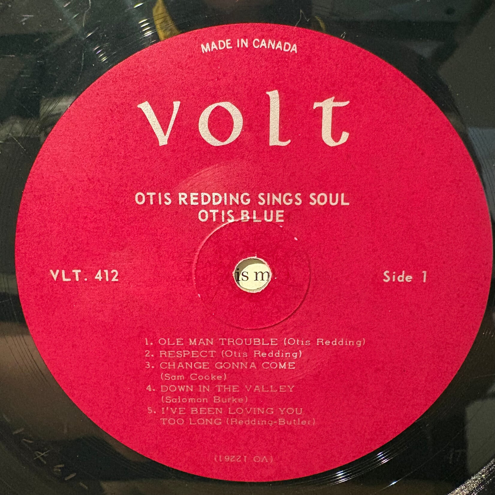 Redding, Otis : Otis Blue / Otis Redding Sings Soul (1965, Canada, VG) [VOLT]