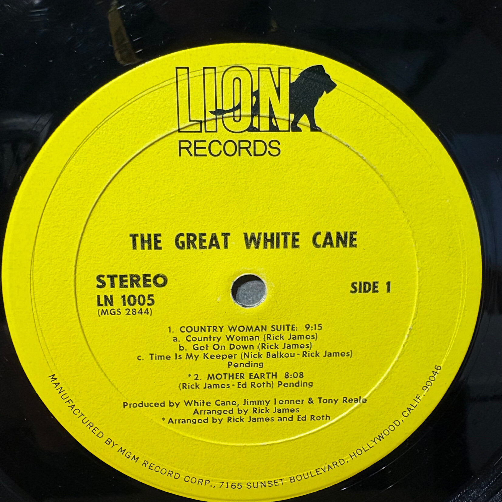 The Great White Cane: The Great White Cane (1972, USA, VG) [LION]