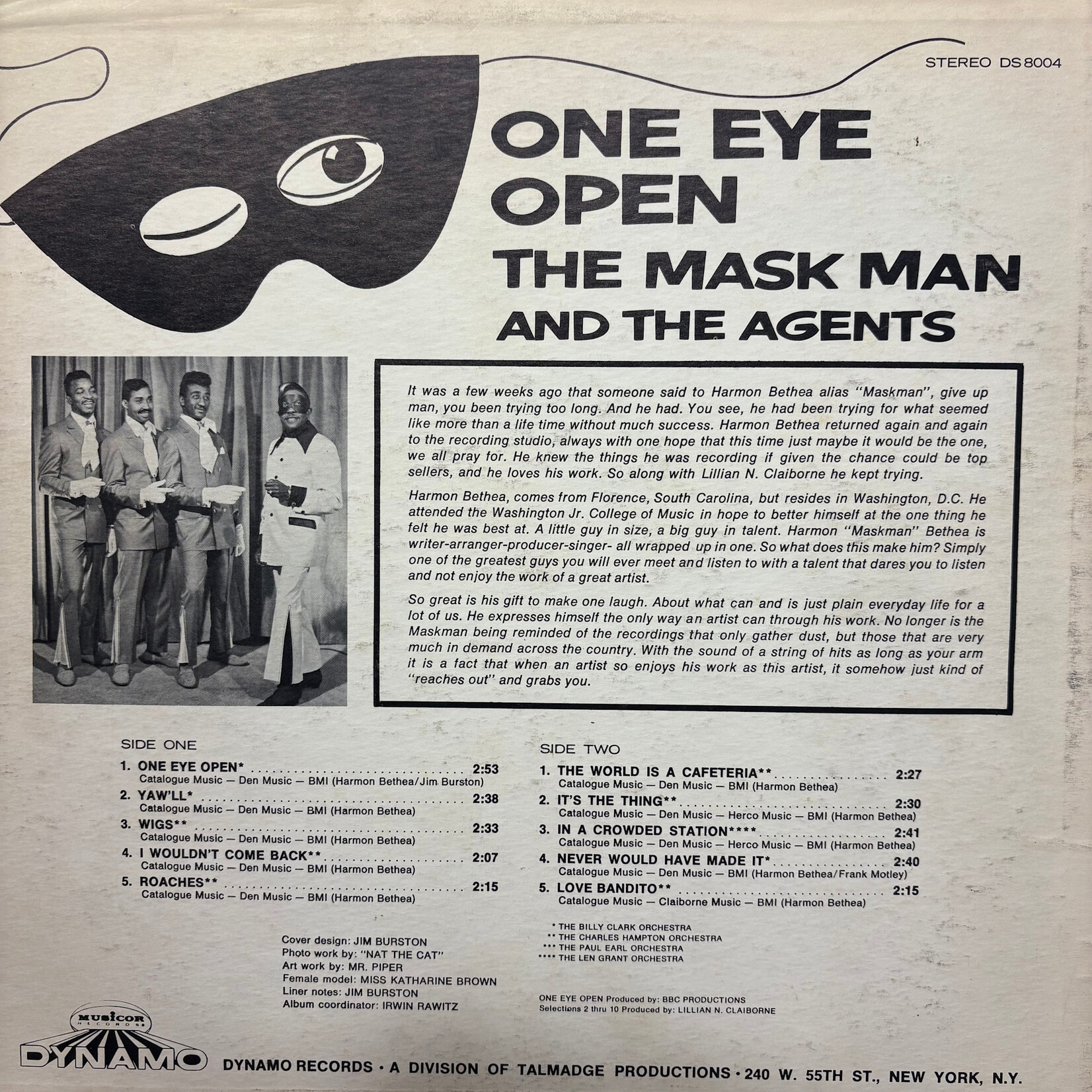Mask Man: One Eye Open (1969, USA, VG+) [DYNAMO]