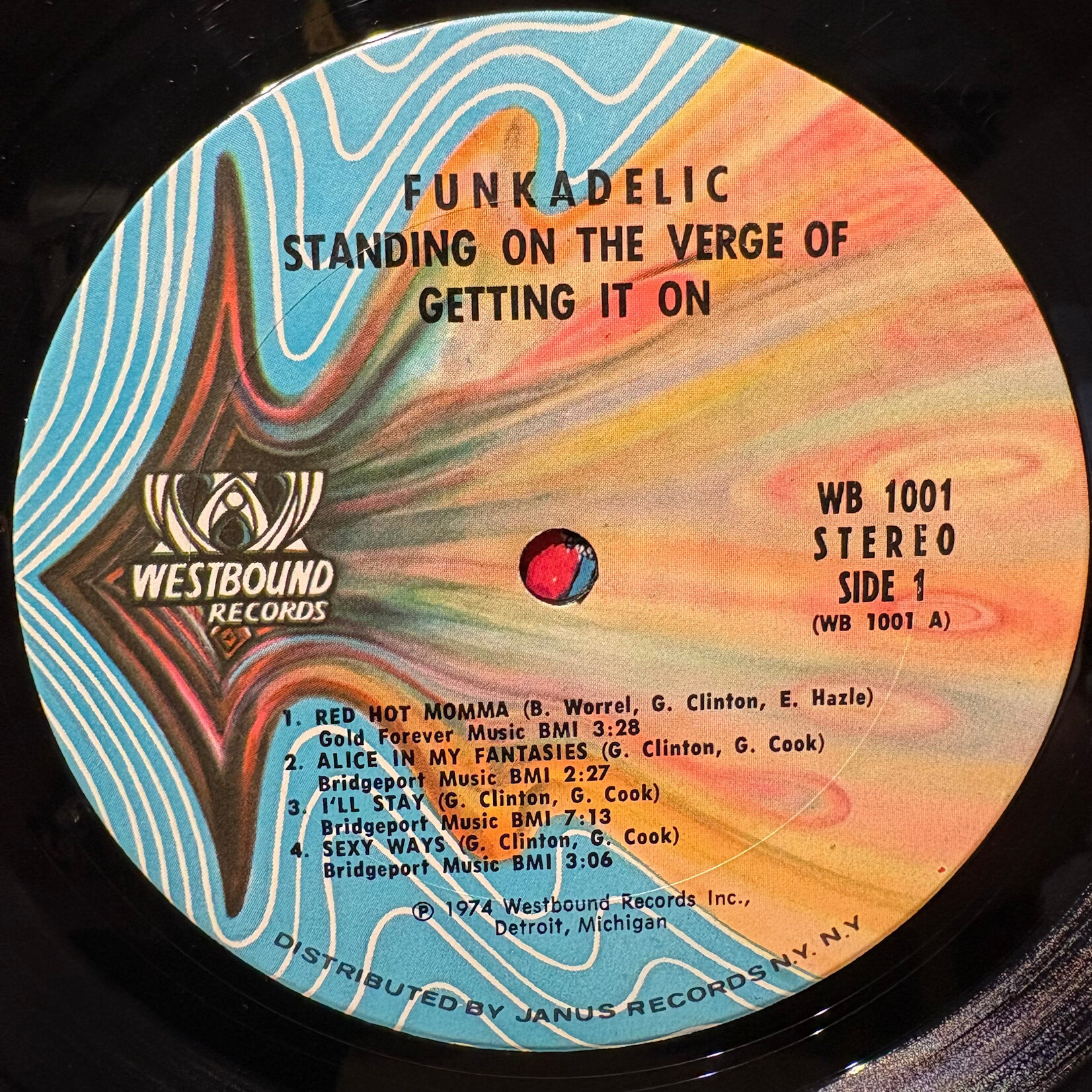 Funkadelic: Standing On The Verge Of Getting It On (1974, USA, VG+) [WESTBOUND]