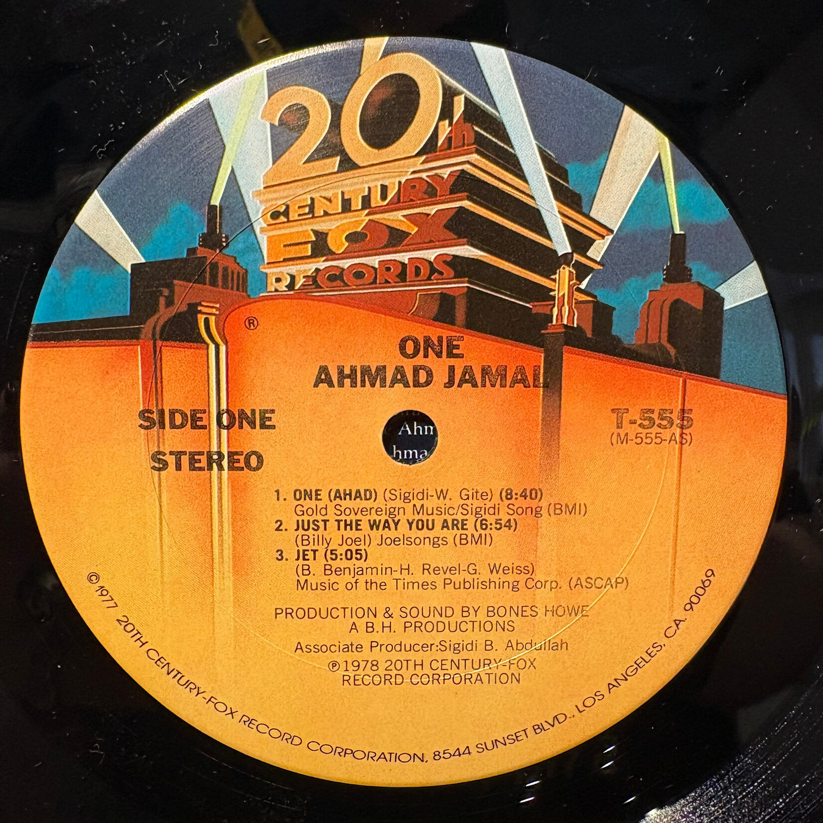 Jamal, Ahmad: One (1978, USA, Soul, Jazz, VG+) [20TH CENTURY FOX]