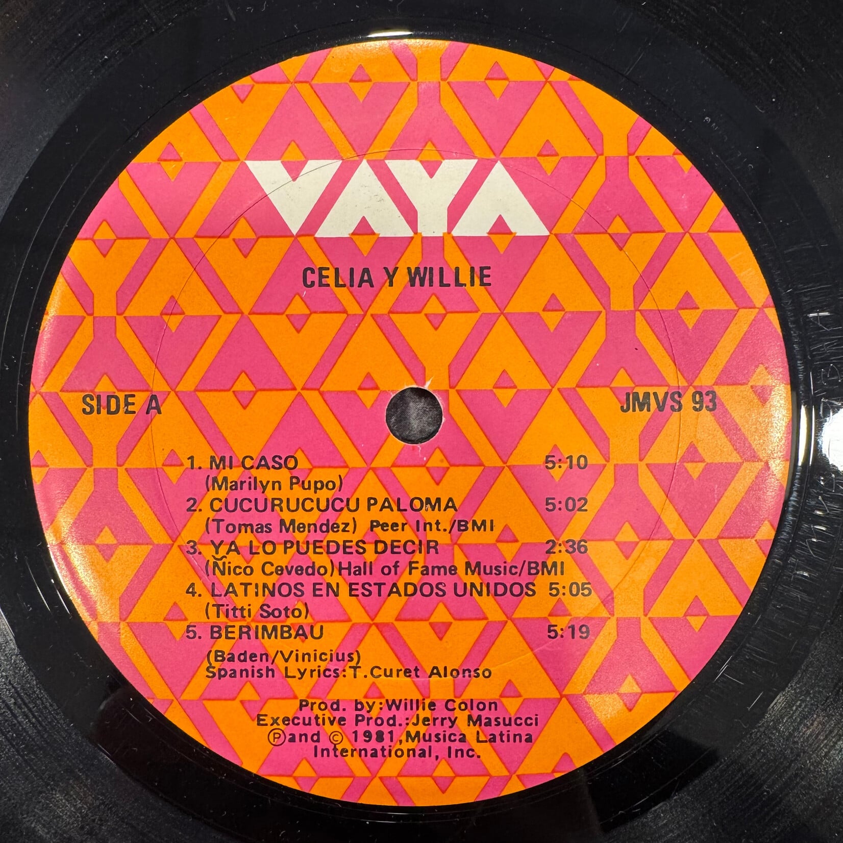 Cruz, Celia & Willie Colon: Celia y Willie (1981, USA, Salsa, VG+)