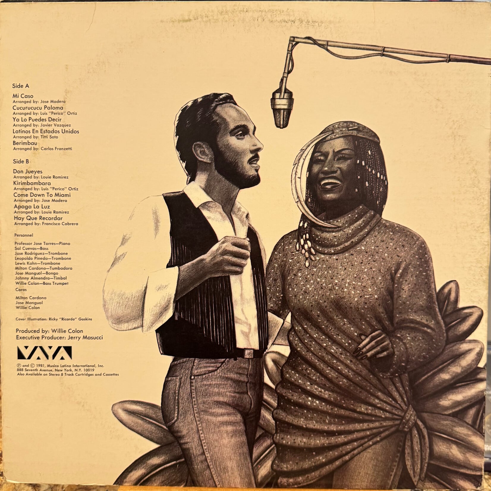 Cruz, Celia & Willie Colon: Celia y Willie (1981, USA, Salsa, VG+)