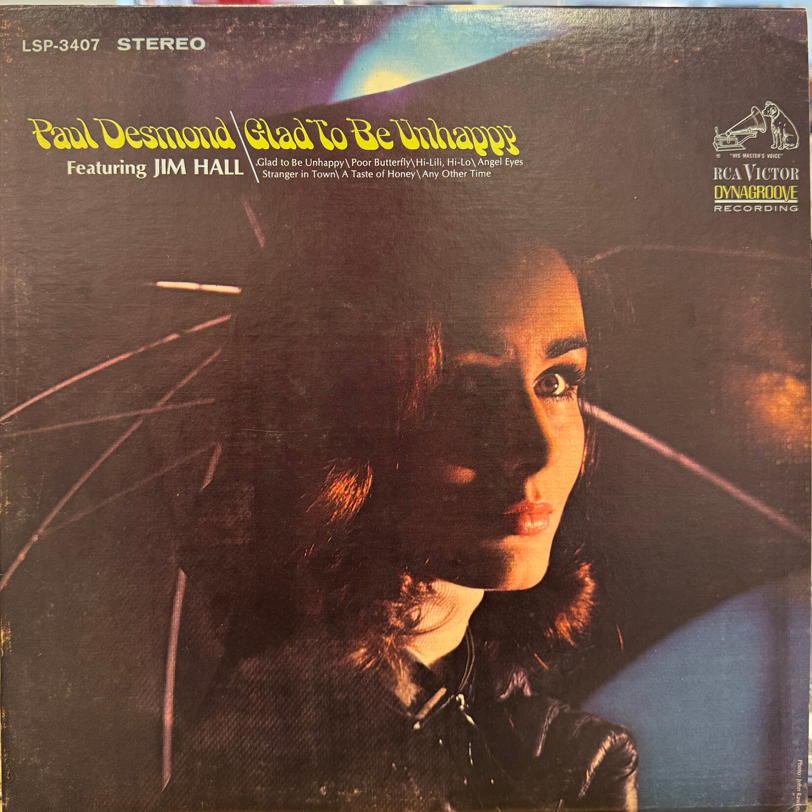 Paul Desmond - Glad to be Unhappy (1965, Canada, Cool Jazz, VG+)