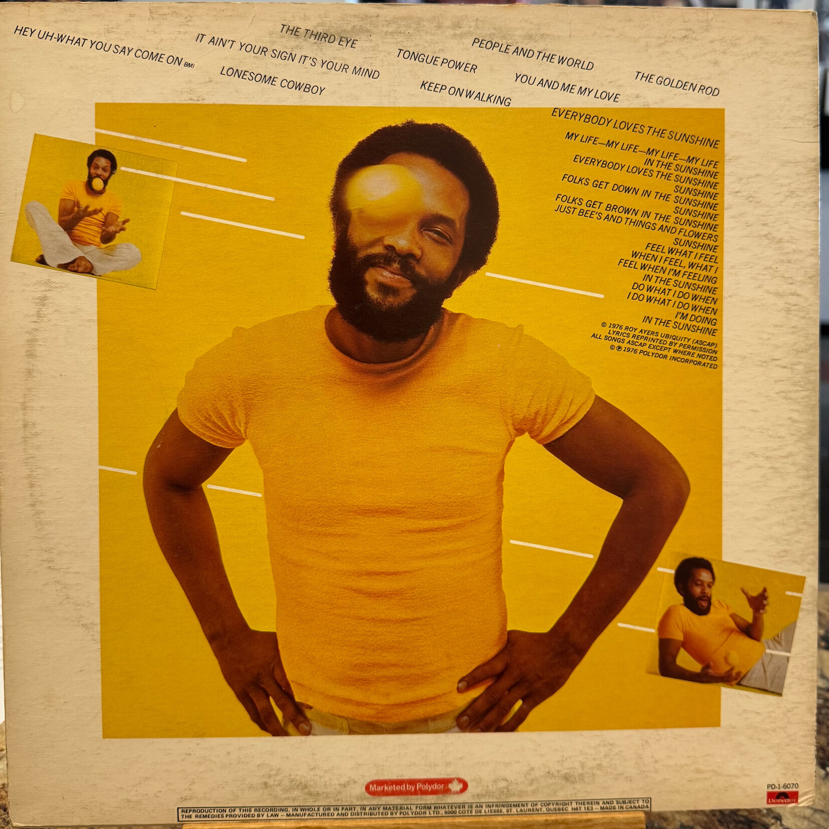 Ayers, Roy/Ubiquity: Everybody Loves The Sunshine (1976, Canada, VG) [POLYDOR]