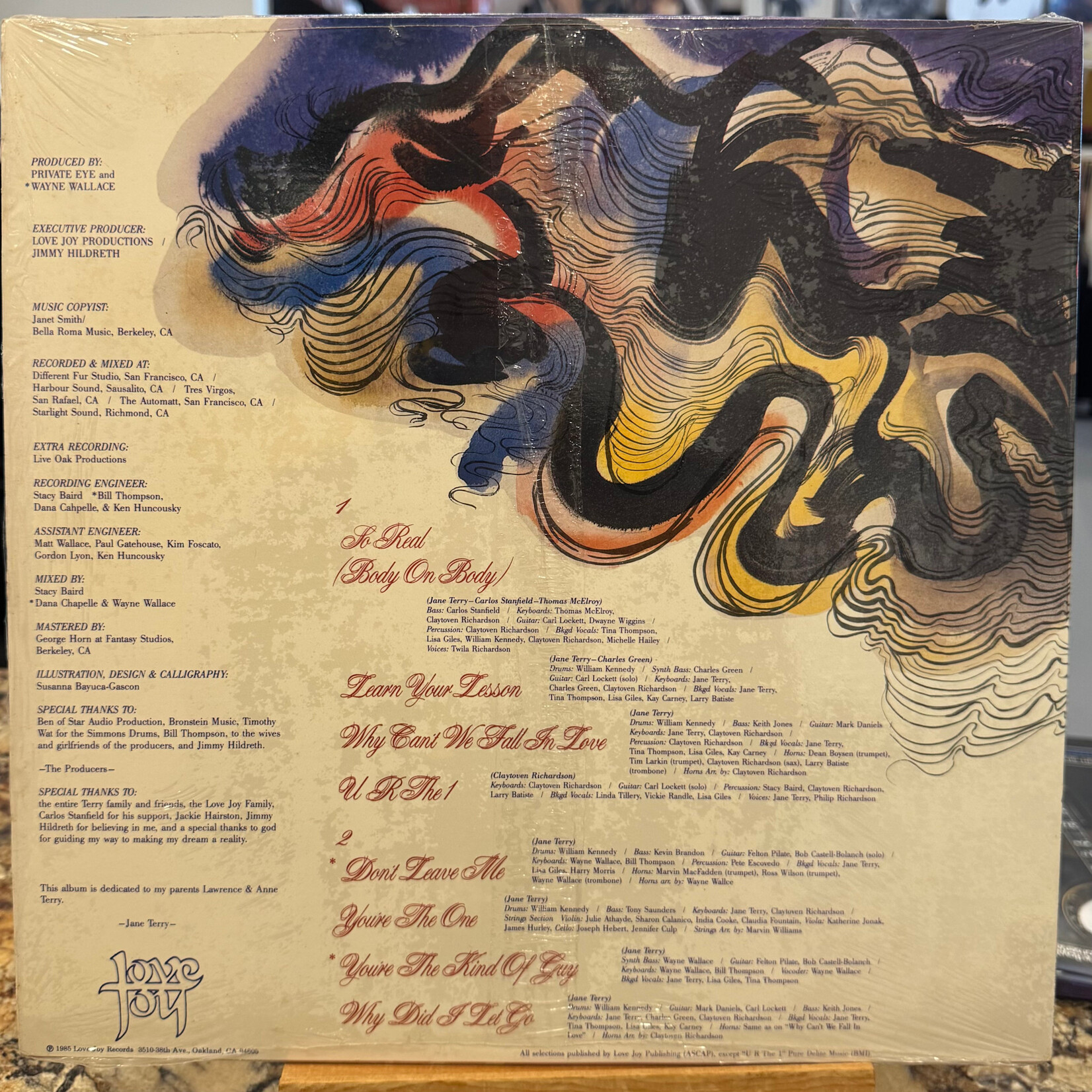 Jane Terry - So Real (Body on Body) (1985, USA, In Shrink, VG+)