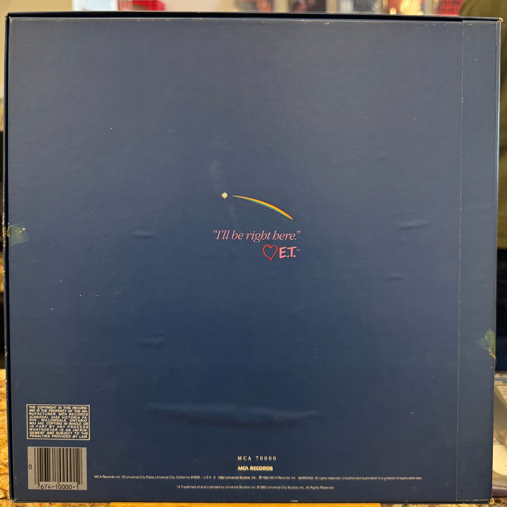 Jackson, Michael & John Williams: E.T. The Extra-Terrestrial (1982, Canada, w/Booklet, VG+) [MCA]